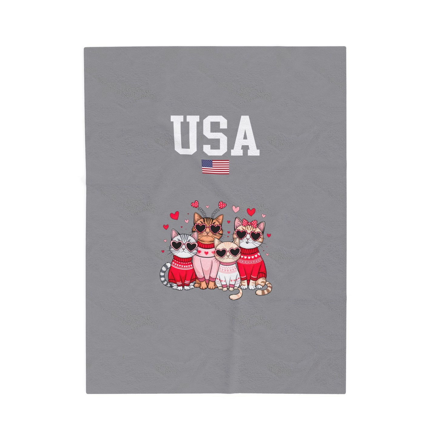 Princess Grace  TEAM USA  Velveteen Plush Blanket