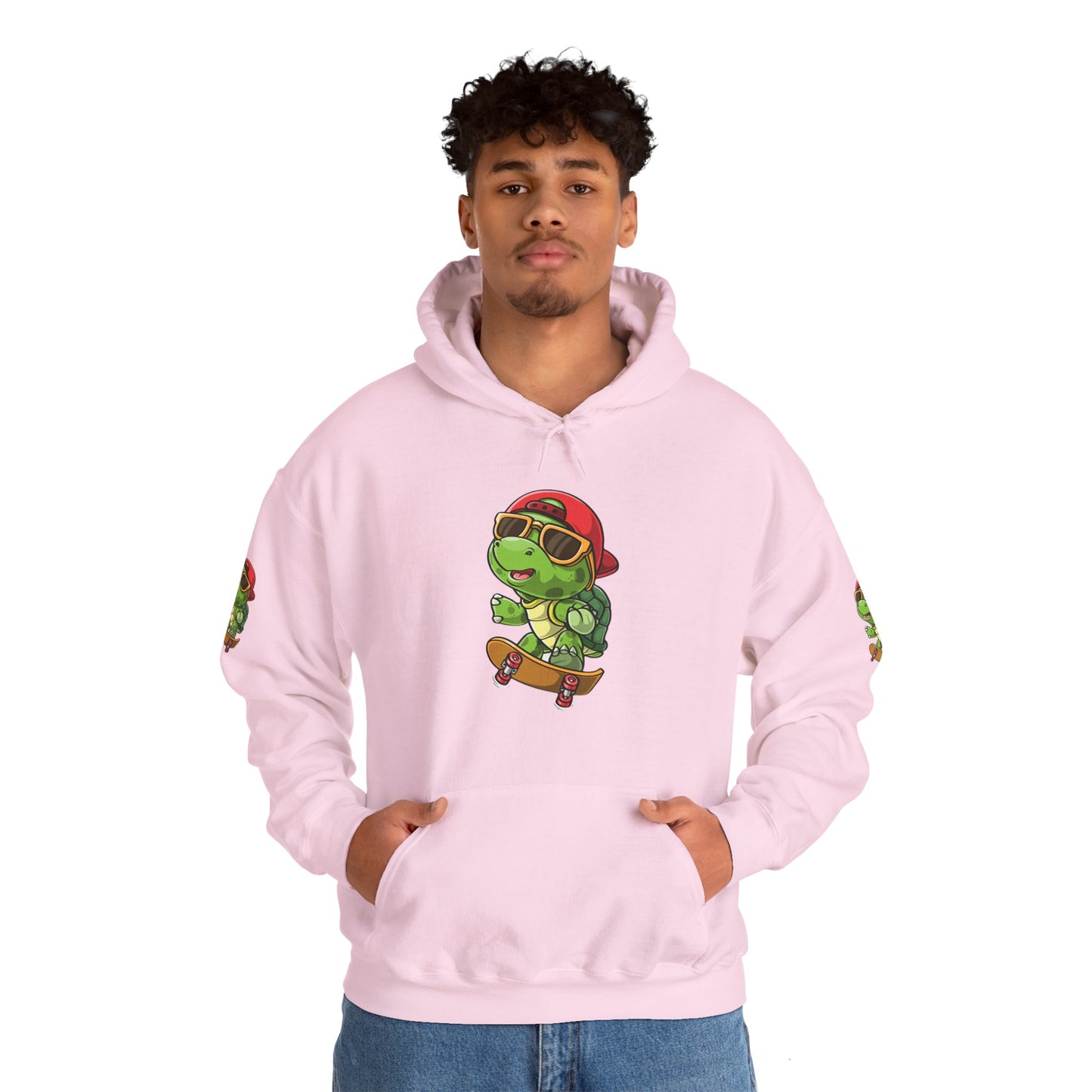 Princess Grace  Cool Skateboarding Turtle Unisex Hoodie Fun and Stylish