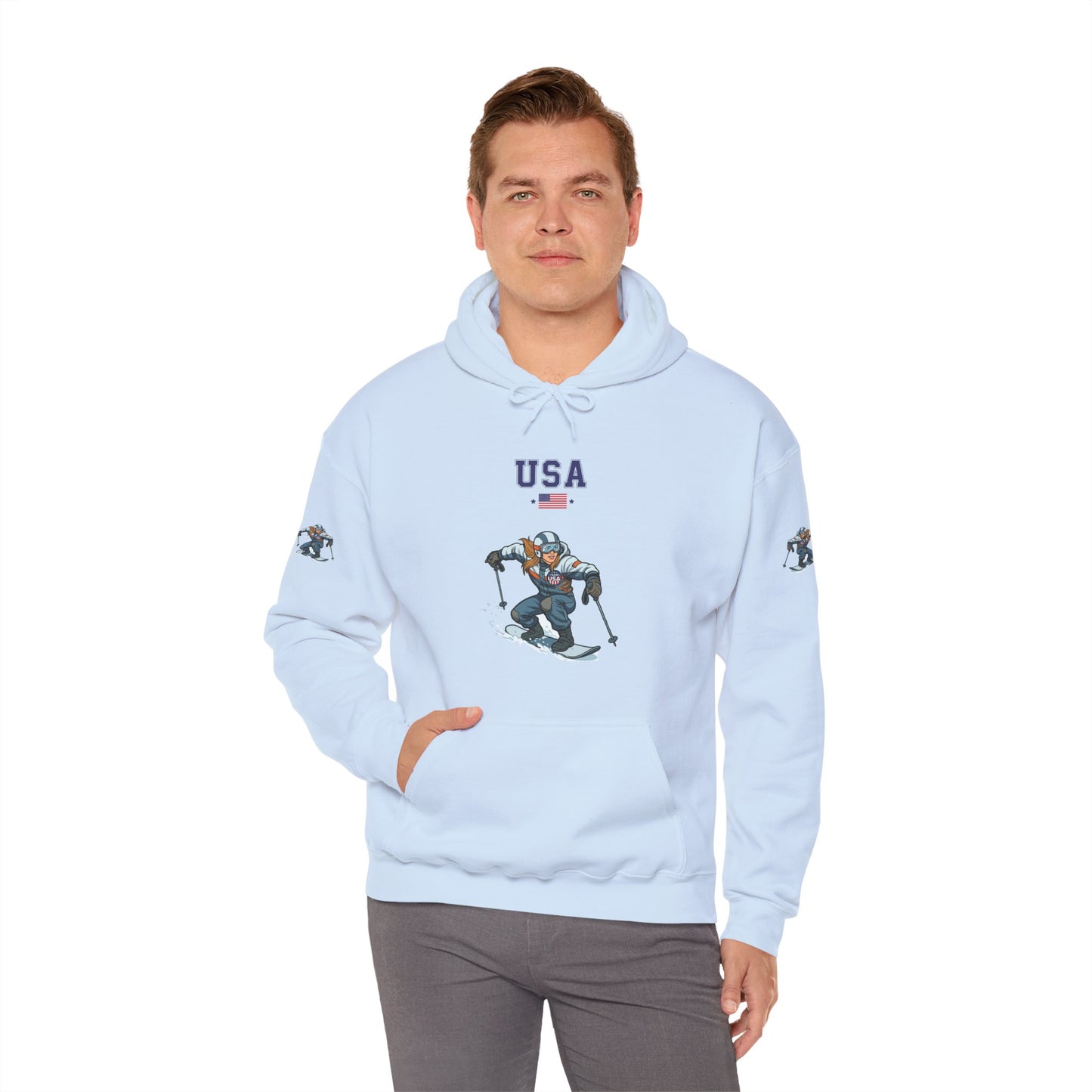 Princess Grace  TEAM USA  Unisex Heavy Blend Hooded Sweatshirt
