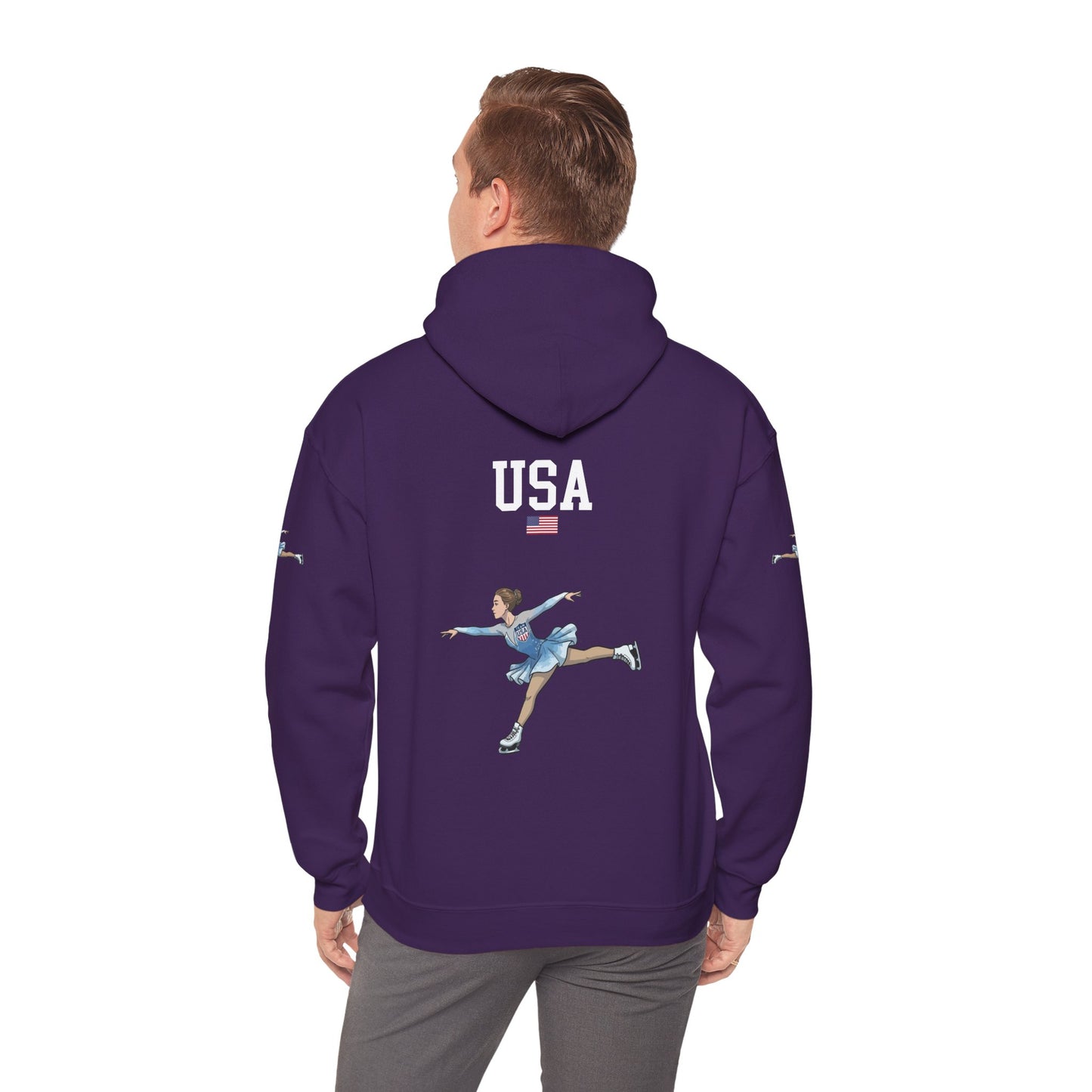 Princess Grace  TEAM USA  Unisex Heavy Blend Hooded Sweatshirt