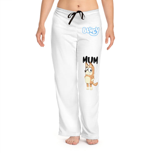 Princess Grace  Cozy Bluey Pajama Pants for Moms  Comfortable Lounge Wear