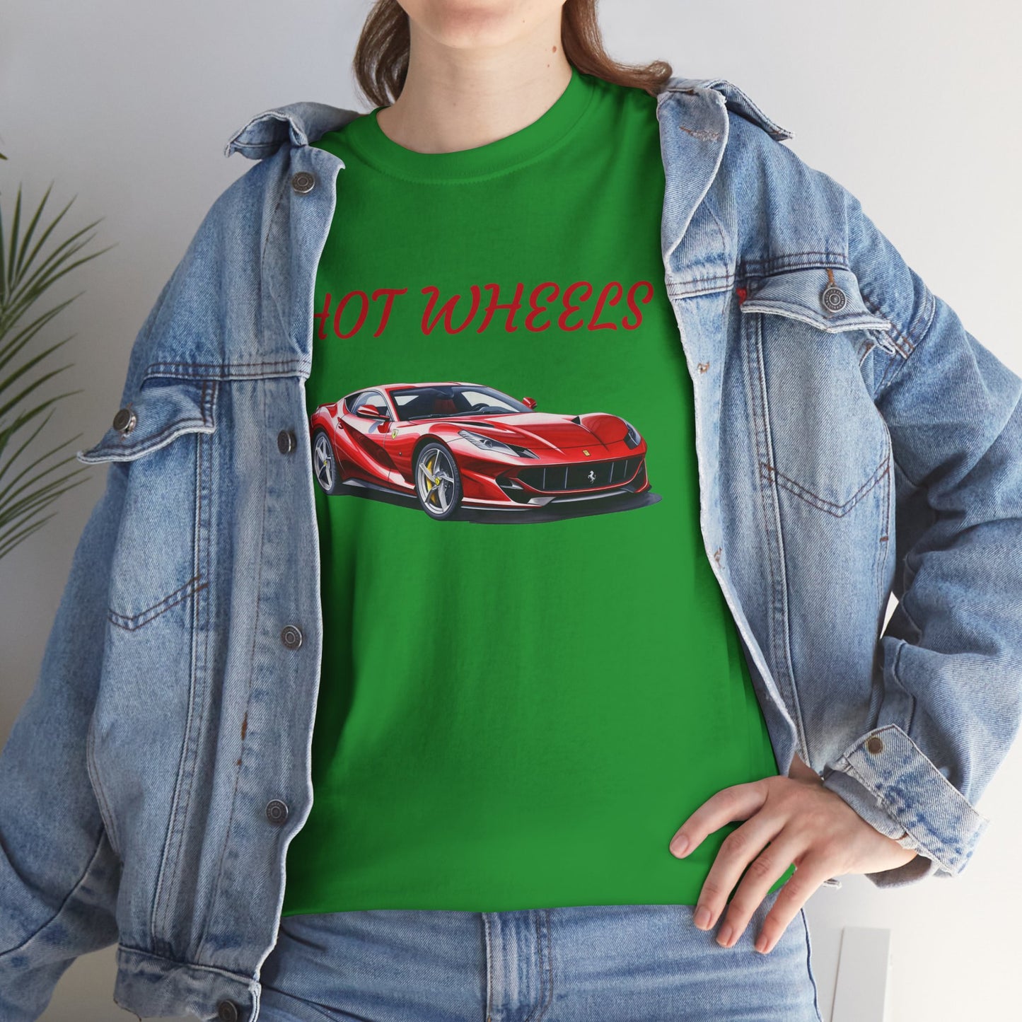 Princess Grace  Hot Wheels Unisex Heavy Cotton Tee Car Lovers Graphic T-Shirt