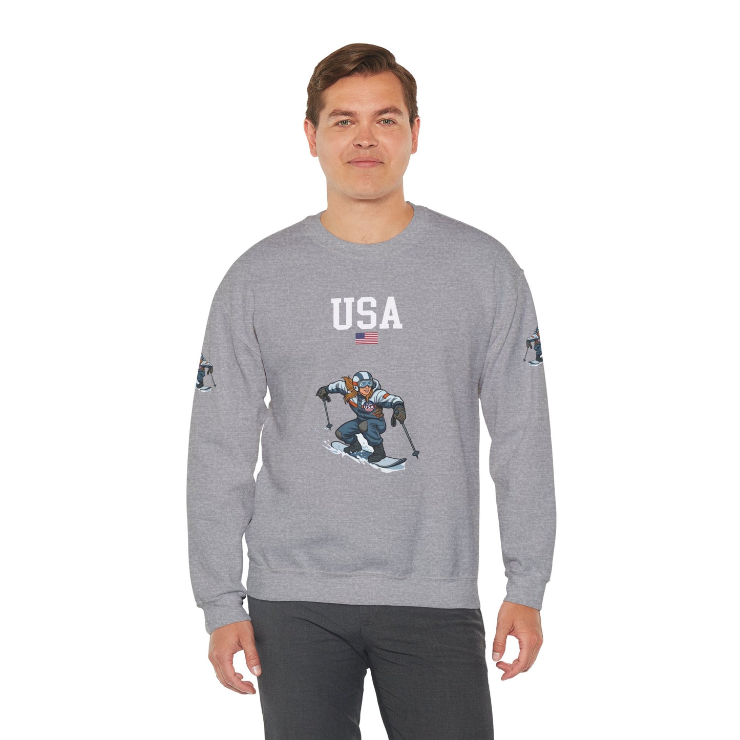 Princess Grace  TEAM USA  Unisex Heavy Blend  Crewneck Sweatshirt