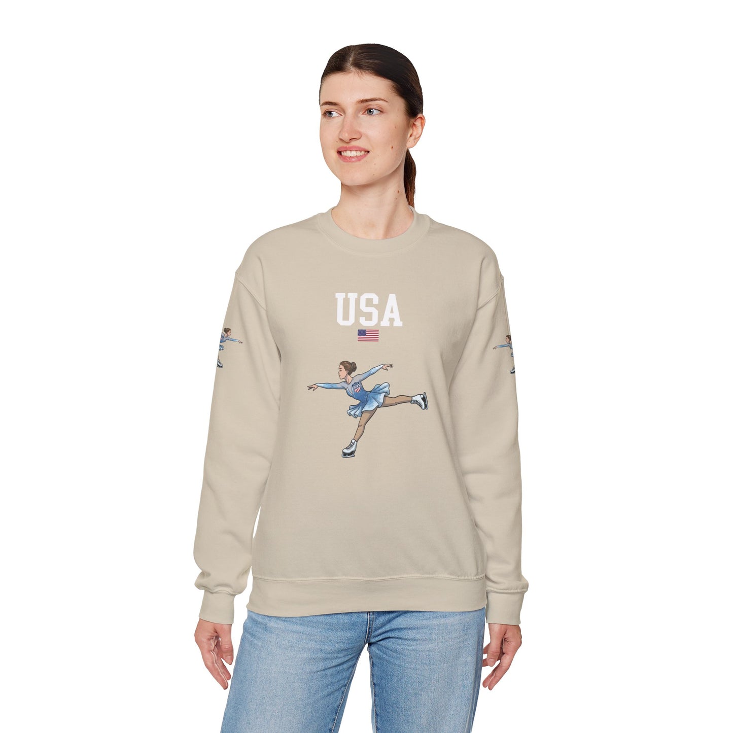 Princess Grace  TEAM USA  Unisex Heavy Blend  Crewneck Sweatshirt