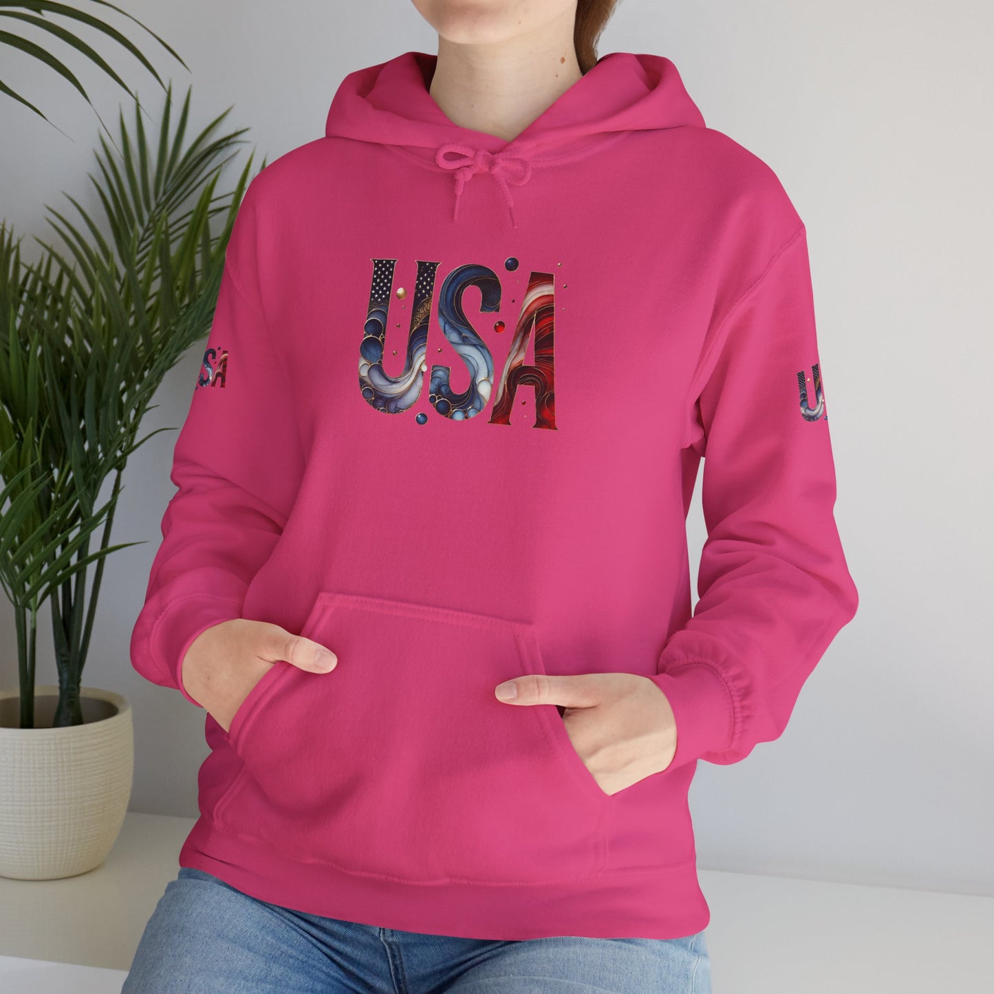 Princess Grace  TEAM USA  Unisex Heavy Bled   Hooded Sweatshirt