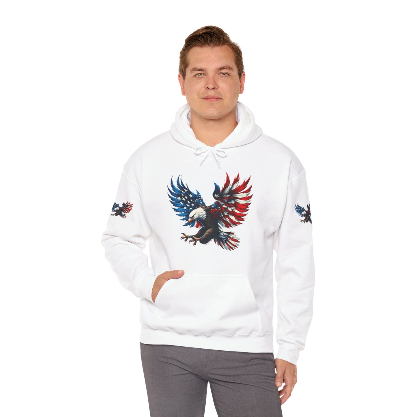 Princess Grace American Eagle Unisex Heavy Blend Hooded Sweatshirt