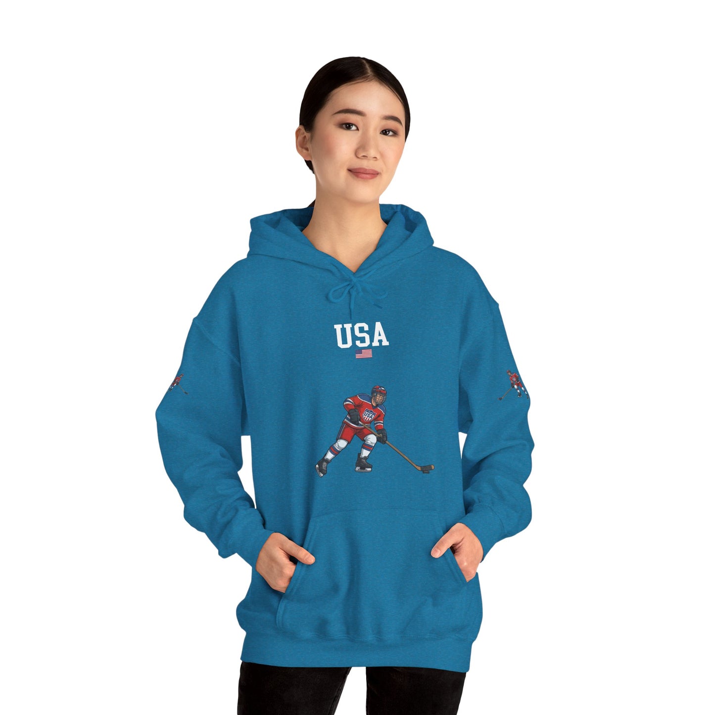 Princess Grace  TEAM USA  Unisex Heavy Blend Hooded Sweatshirt