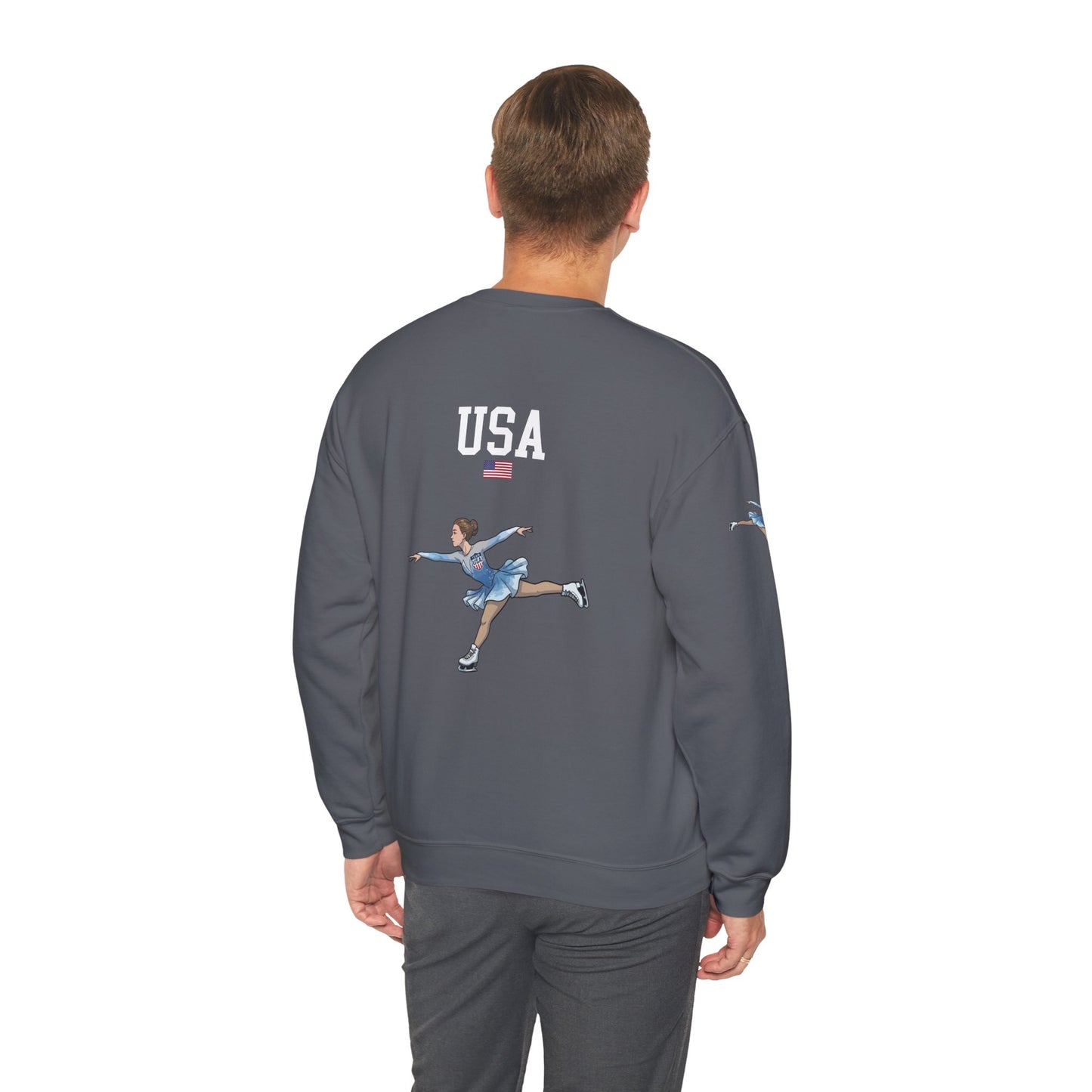 Princess Grace  TEAM USA  Unisex Heavy Blend  Crewneck Sweatshirt