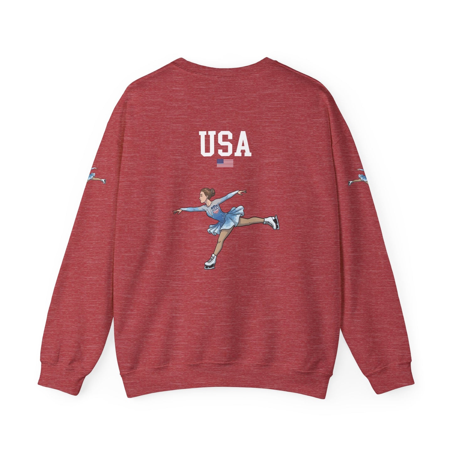 Princess Grace  TEAM USA   Unisex Heavy Blend Crewneck Sweatshirt
