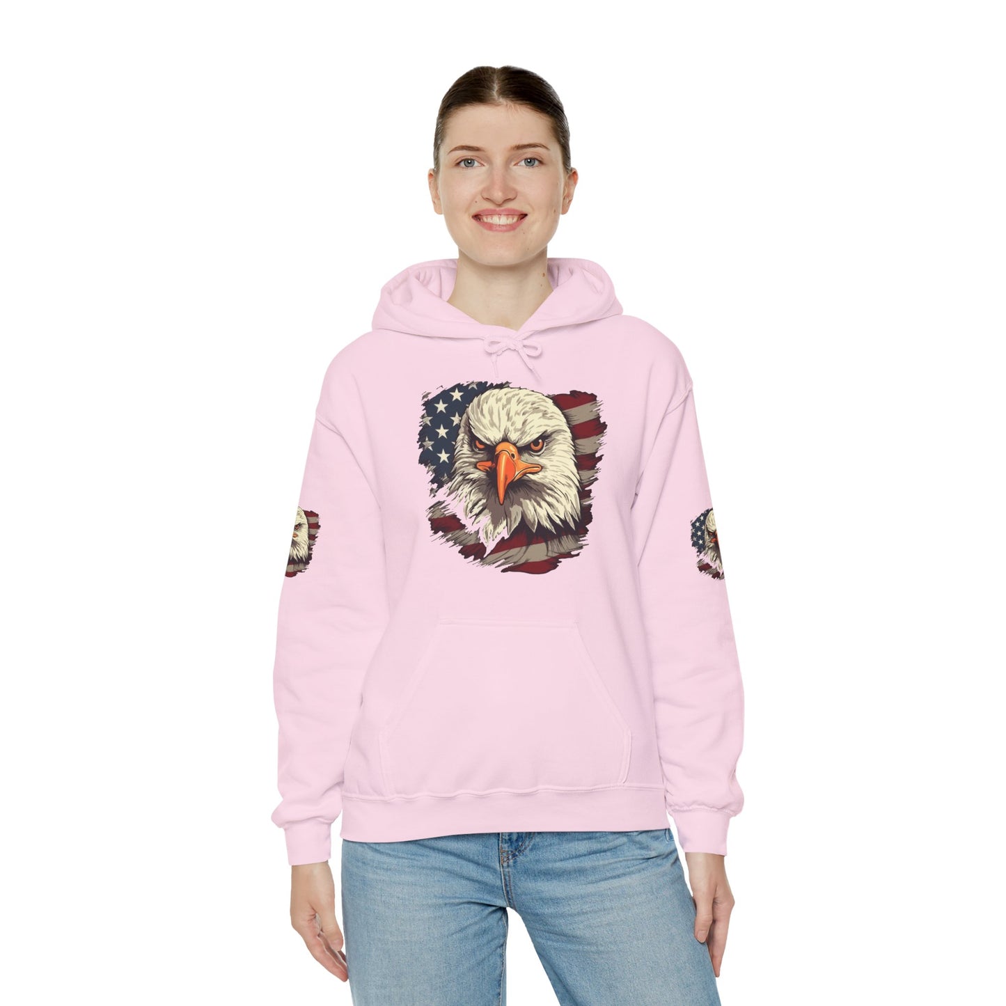 Princess Grace American Eagle Bold Unisex Heavy Blend Hooded Sweatshirt