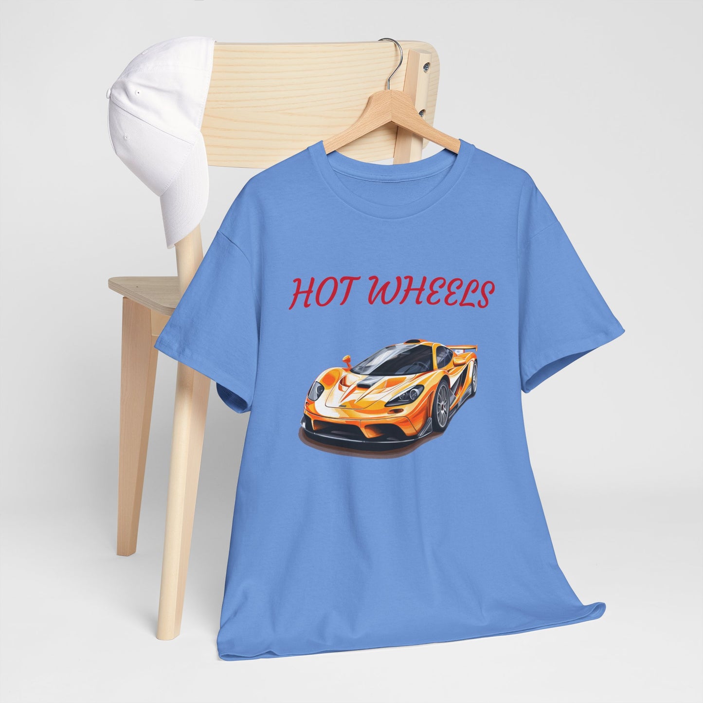 Princess Grace Hot Wheels Unisex Heavy Cotton Tee Race Car Graphic Tee for Racing Fans