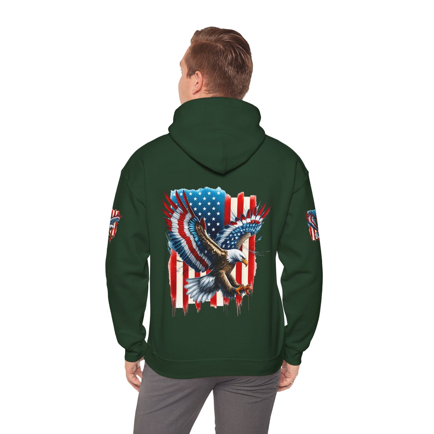 Princess Grace Patriotic Unisex Heavy Blend Hooded Sweatshirt