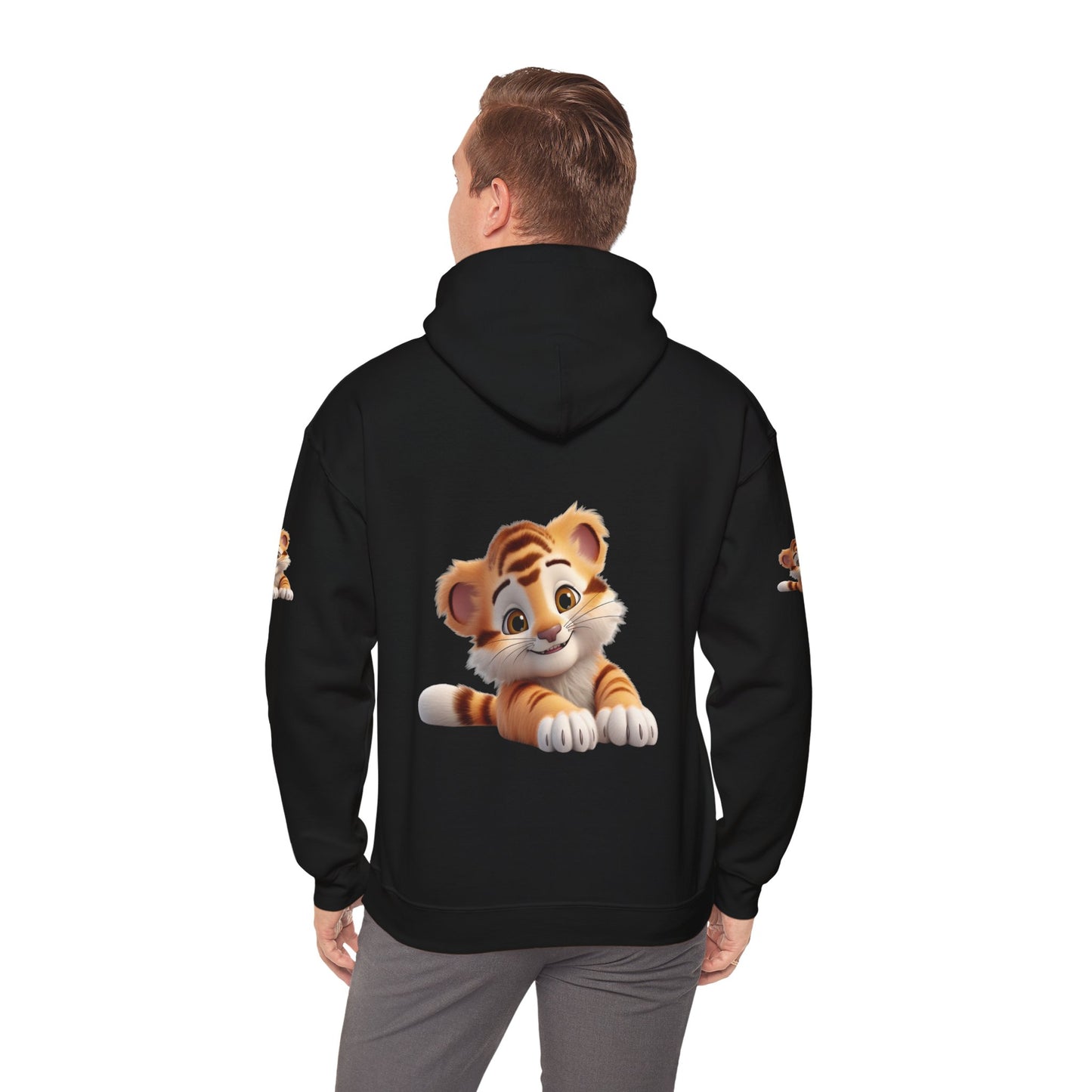 Princess Grace Survive Cute Tiger Survival Hooded Sweatshirt for Animal Lovers