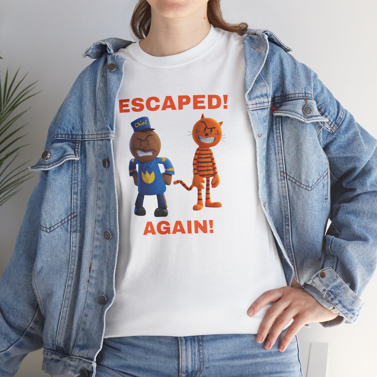 Princess Grace  Humorous Escaped Again Unisex Heavy Cotton Tee