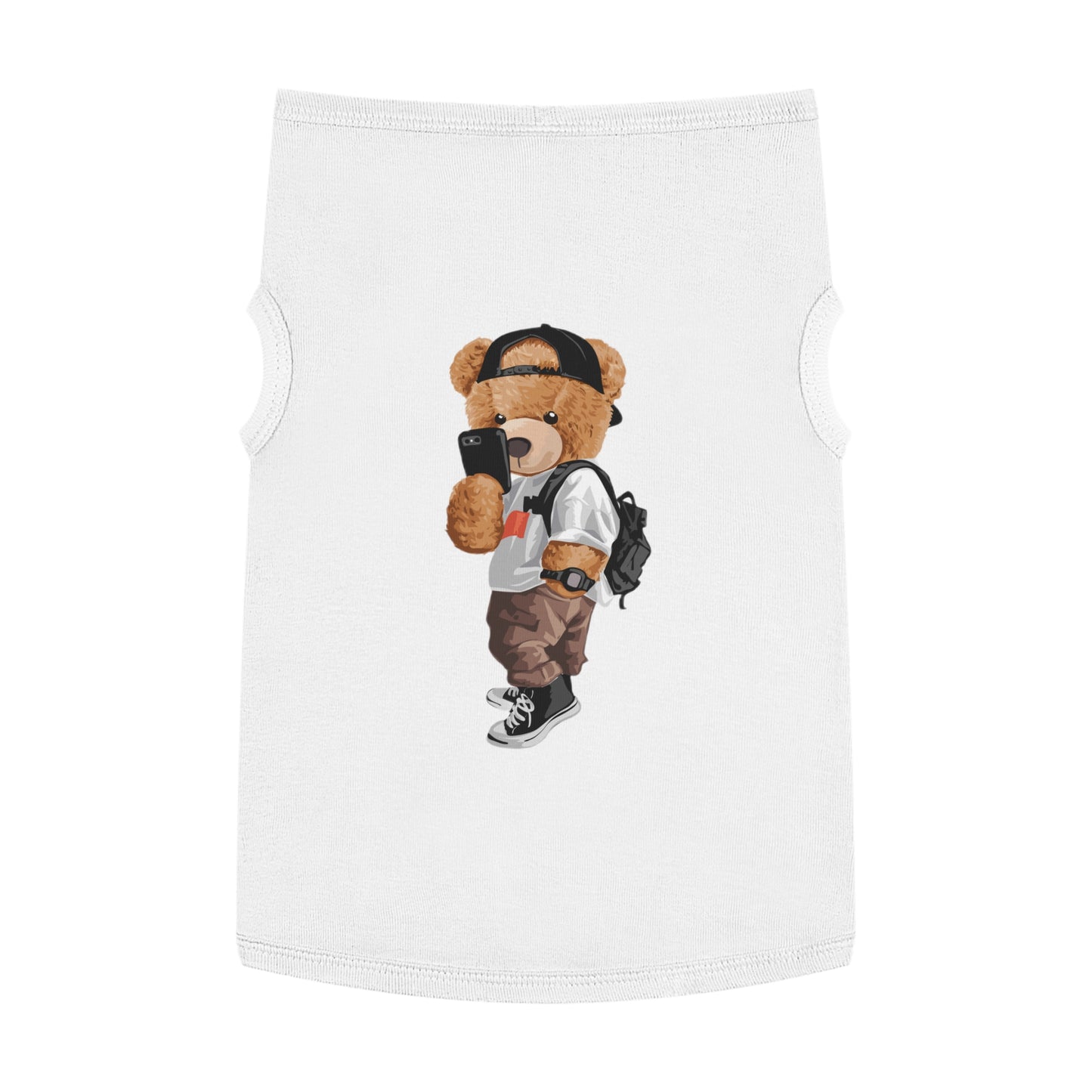 Princess CUTE Trendy Bear Graphic Pet Tank Top Stylish Outfit for Dogs and Cats