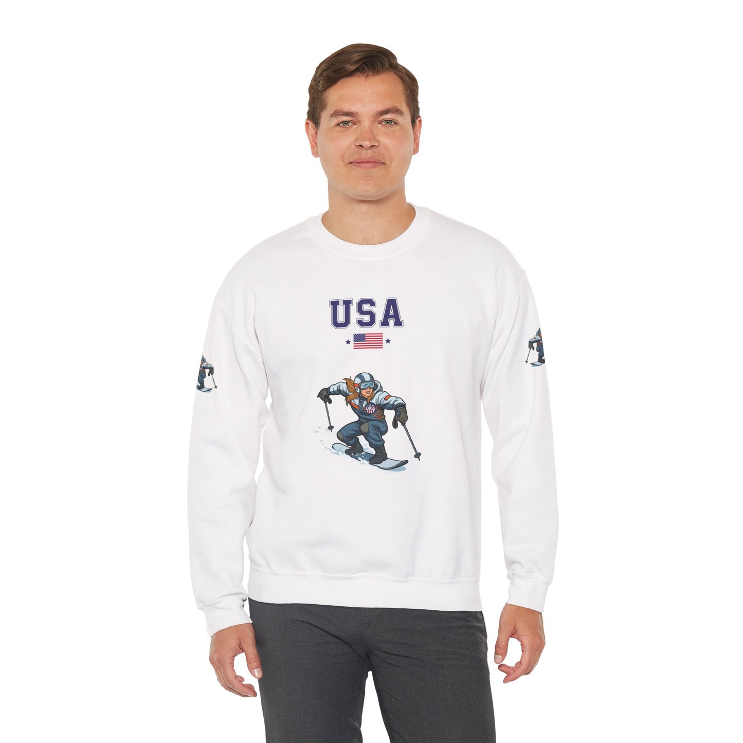 Princess Grace  TEAM USA  Unisex Heavy Blend  Crewneck Sweatshirt
