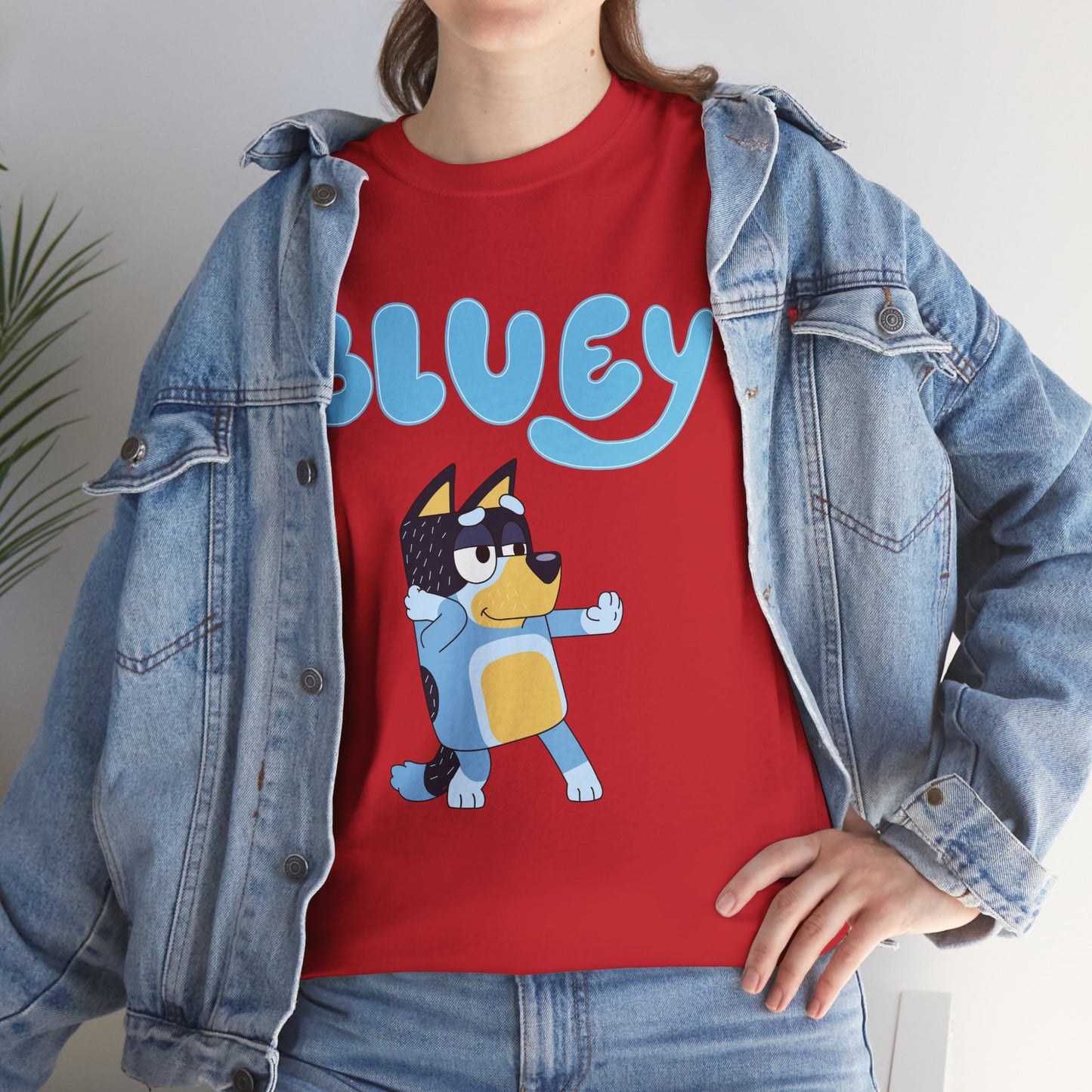 Princess Grace  Bluey Unisex Heavy Cotton Tee  Fun & Playful Kids Shirt