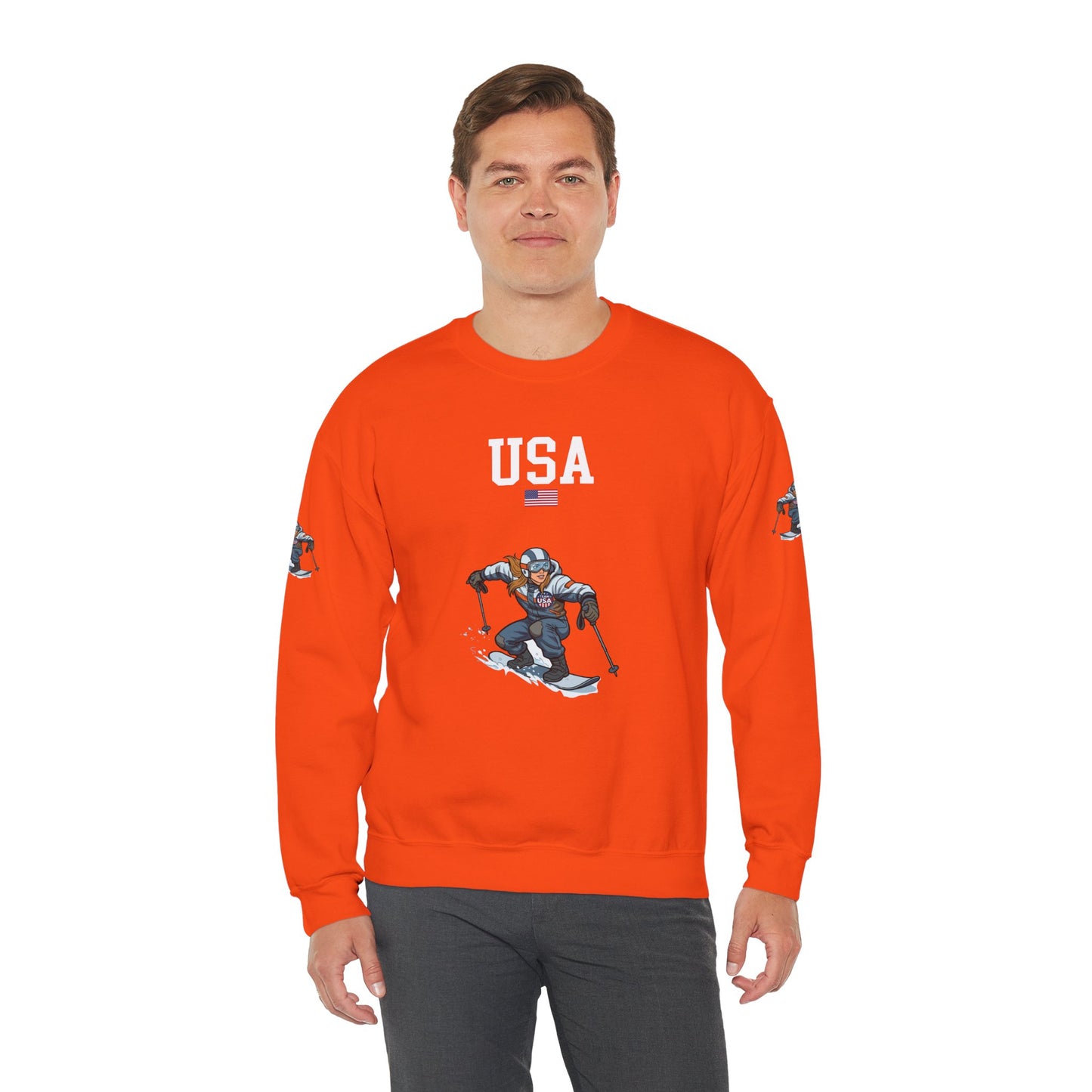 Princess Grace  TEAM USA  Unisex Heavy Blend Crewneck Sweatshirt