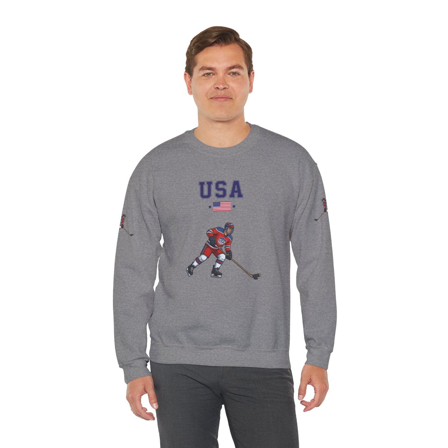 Princess Grace  TEAM USA  Unisex Heavy Blend  Crewneck Sweatshirt