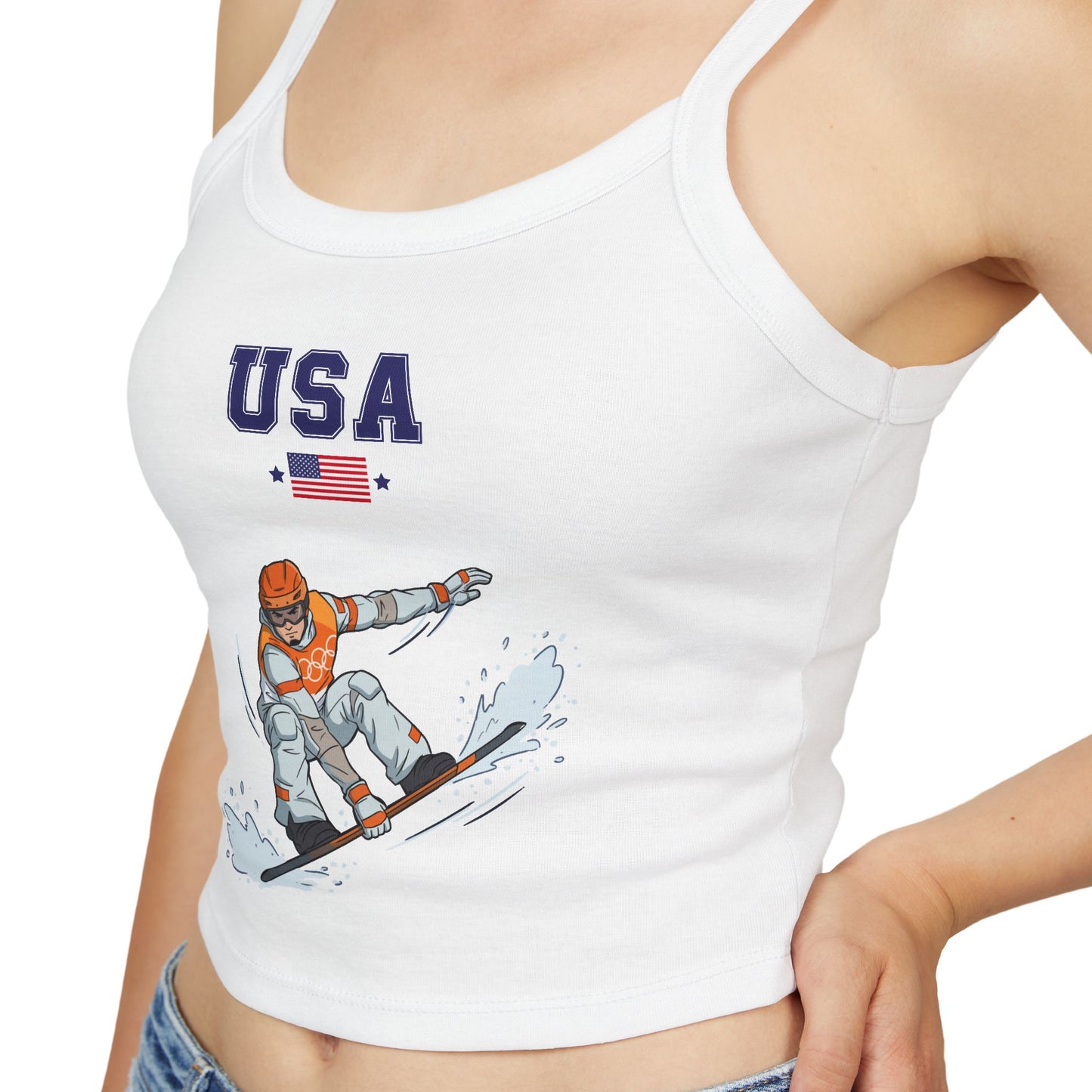 Princess Grace  TEAM USA  Women's Spaghetti Strap Tank Top