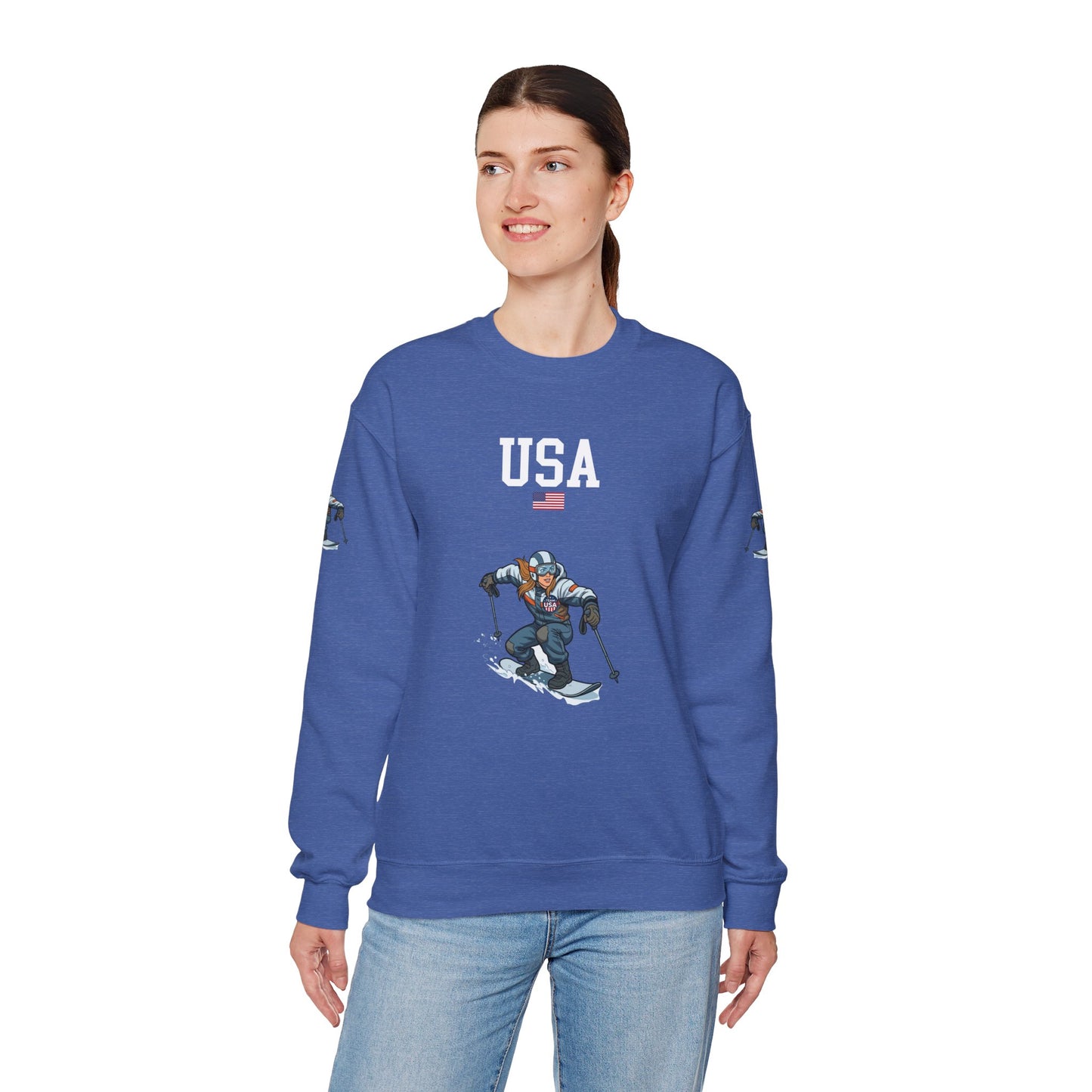 Princess Grace  TEAM USA  Unisex Heavy Blend  Crewneck Sweatshirt