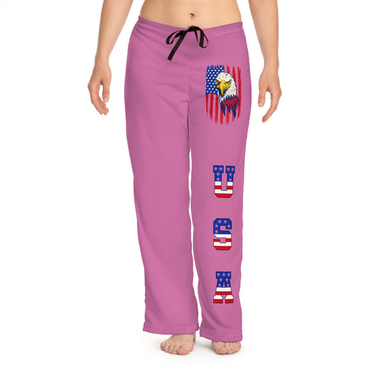 Princess Grace  Patriotic  Pajama Pants with USA Eagle Design