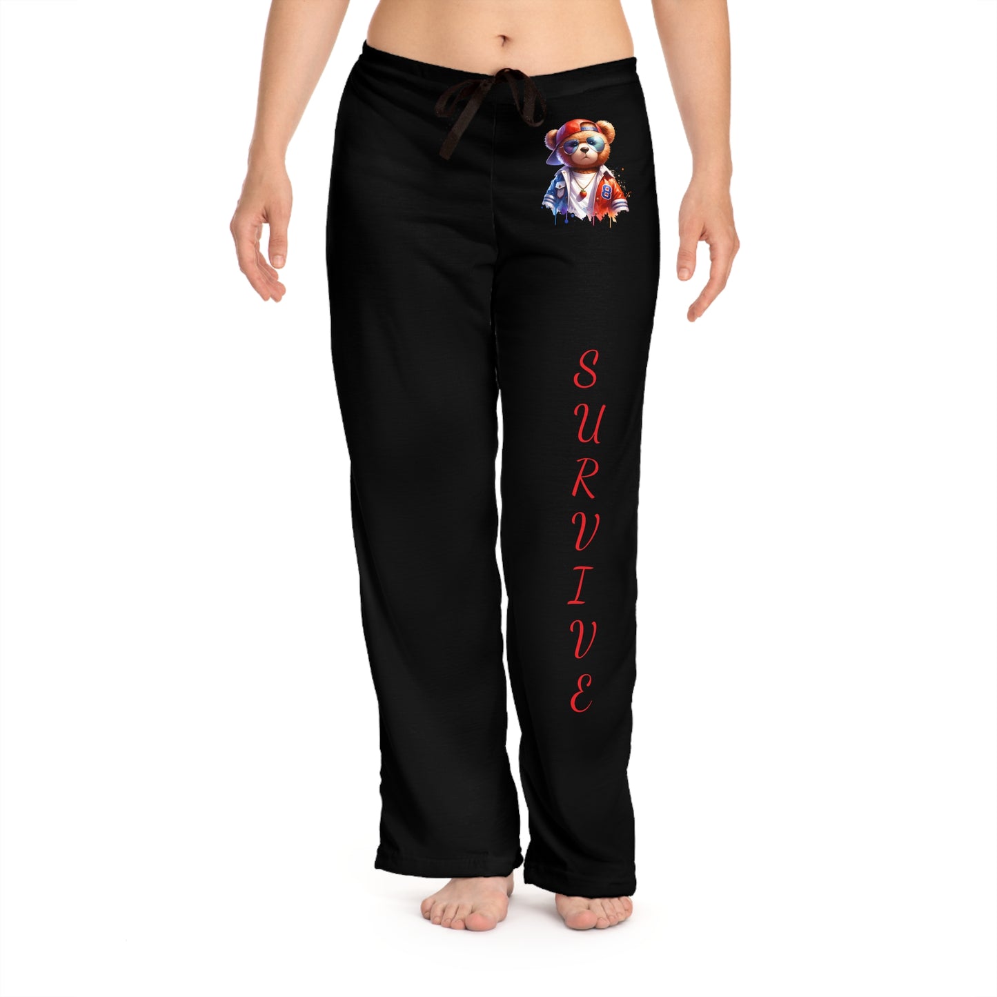 Princess Grace  Survive Graphic  Pajama Pants  Fun and Comfy Sleepwear