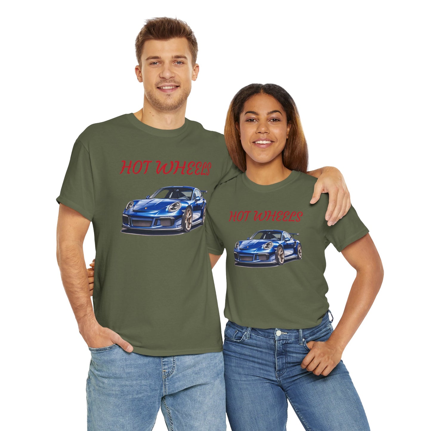 Princess Grace  Cool Hot Wheels Unisex Heavy Cotton Tee Perfect Gift for Car Lovers