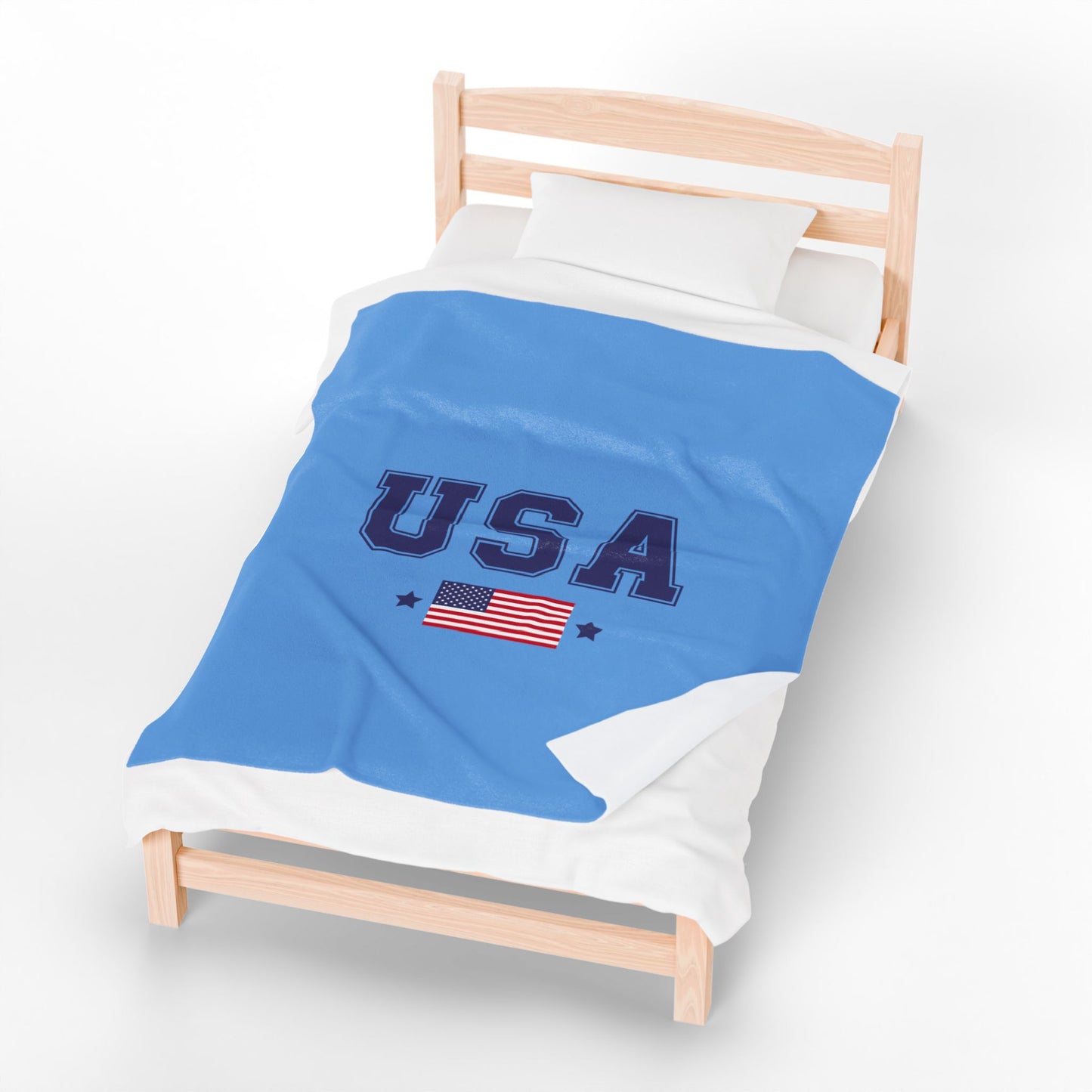 Princess Grace  TEAM USA  Velveteen Plush Blanket