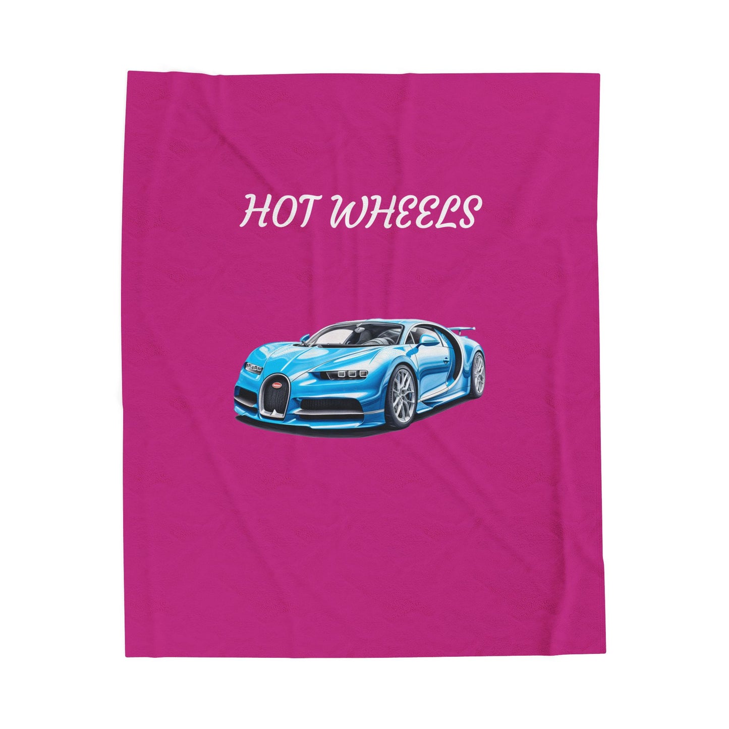 Princess Grace  Hot Wheels Velveteen Plush Blanket  Cozy Racing Themed Throw for Car Enthusiasts