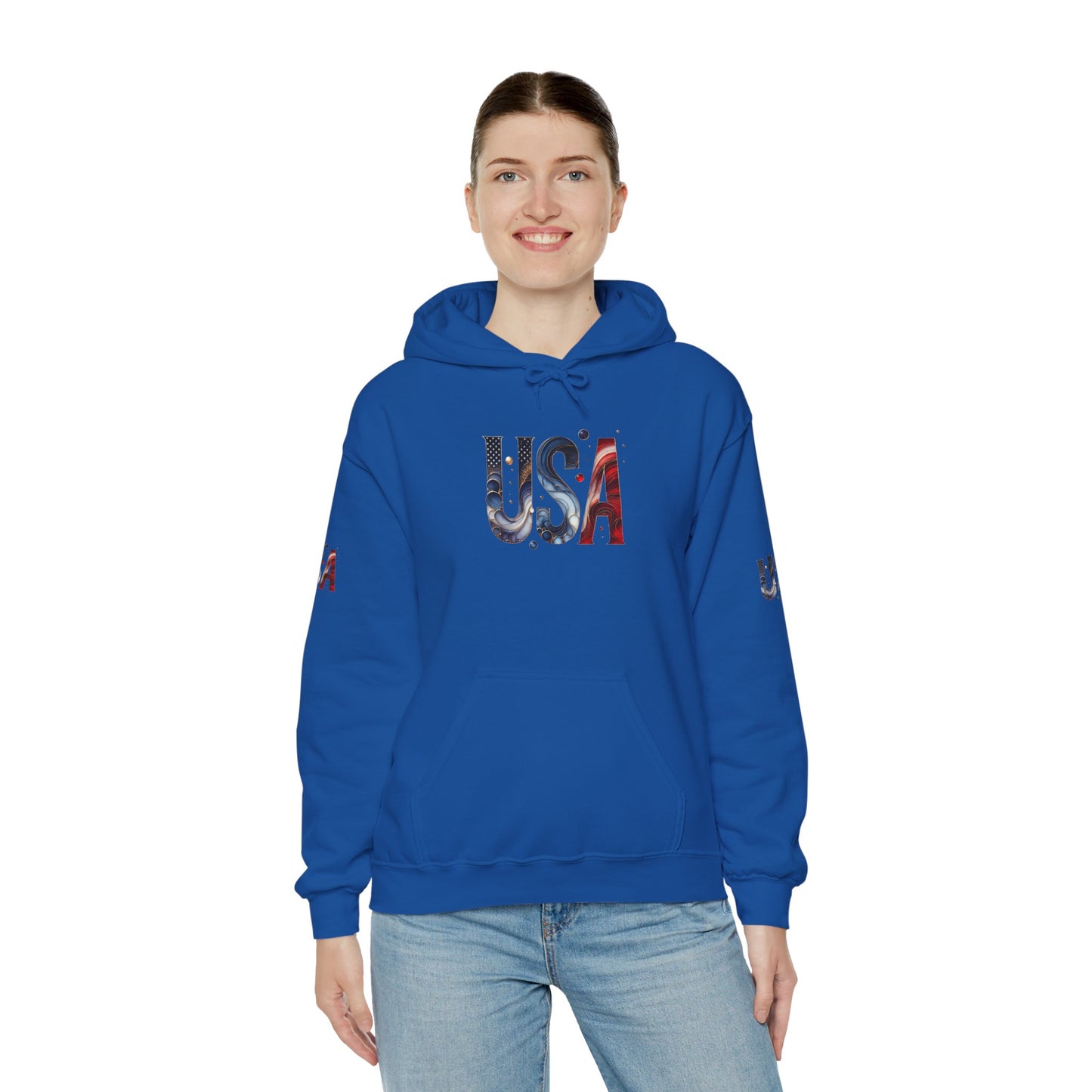 Princess Grace  TEAM USA  Unisex Heavy Bled   Hooded Sweatshirt