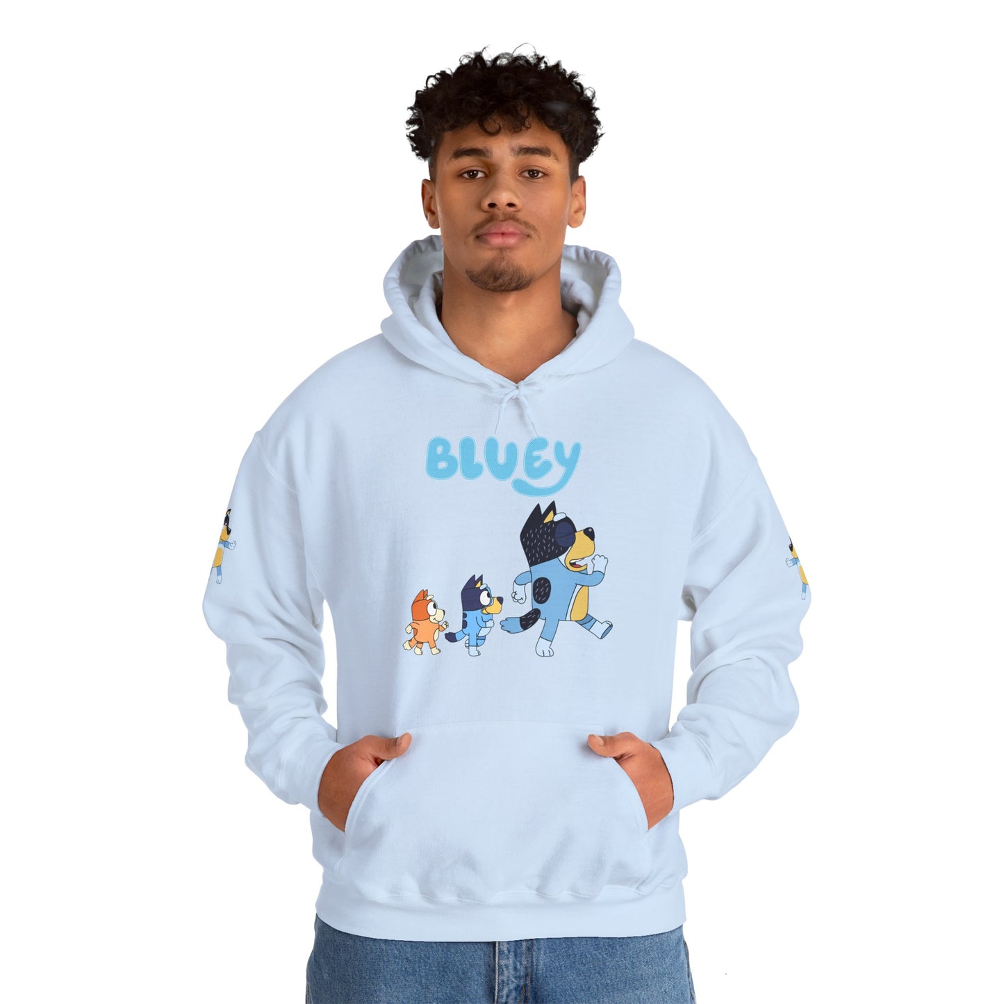 Princess Grace  Bluey Unisex Hoodie  Cozy Cartoon Sweatshirt for Kids & Adults