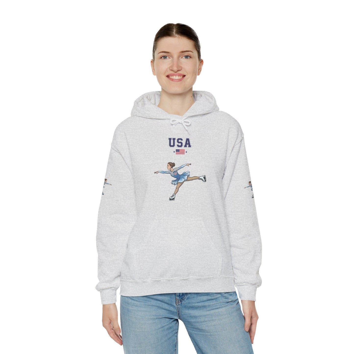 Princess Grace  TEAM USA  Unisex Heavy Blend Hooded Sweatshirt