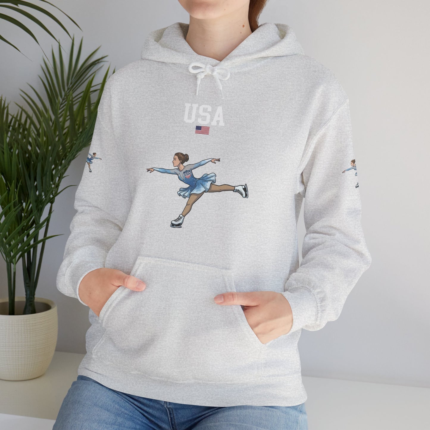 Princess Grace  TEAM USA  Unisex Heavy Blend Hooded Sweatshirt