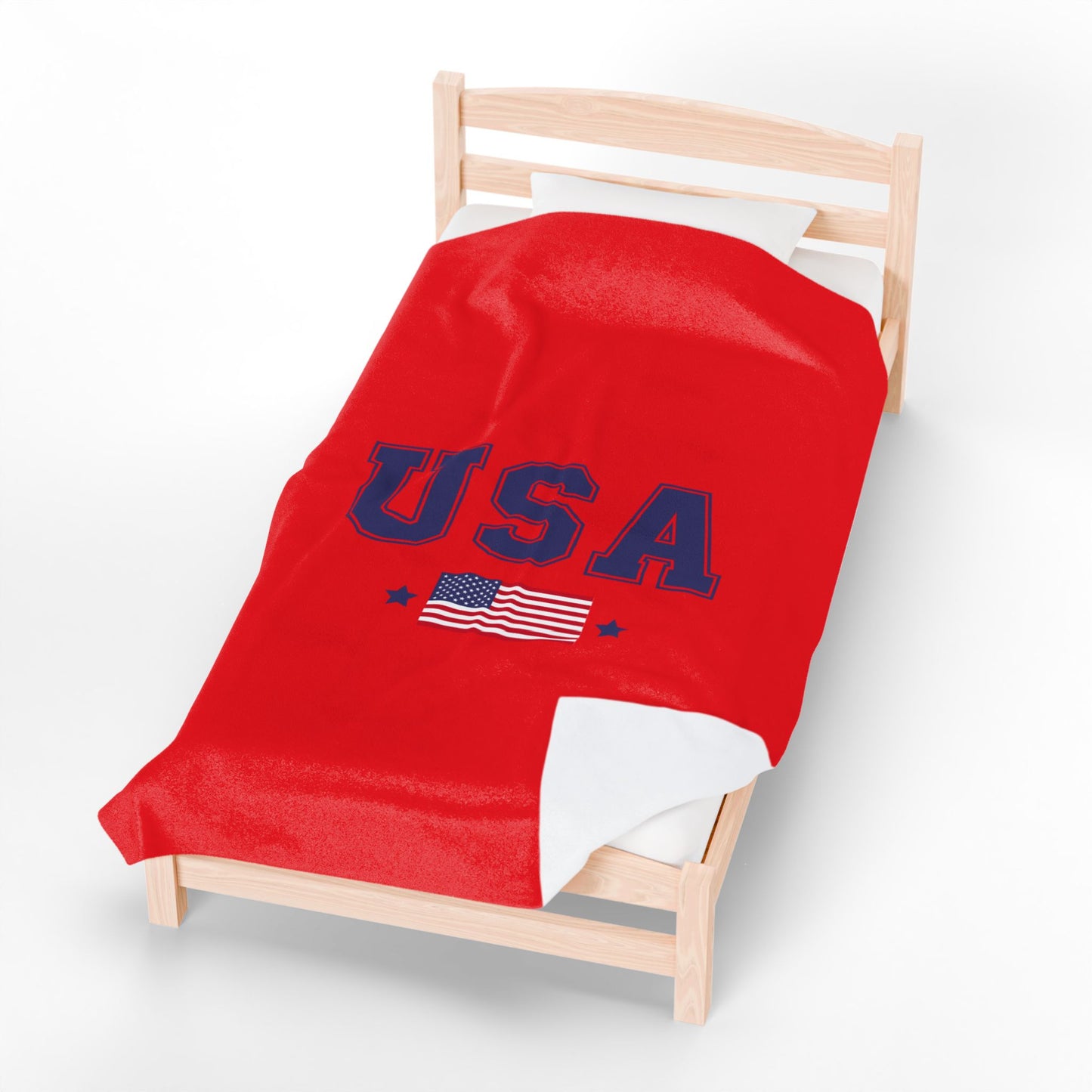 Princess Grace  TEAM USA  Velveteen Plush Blanket