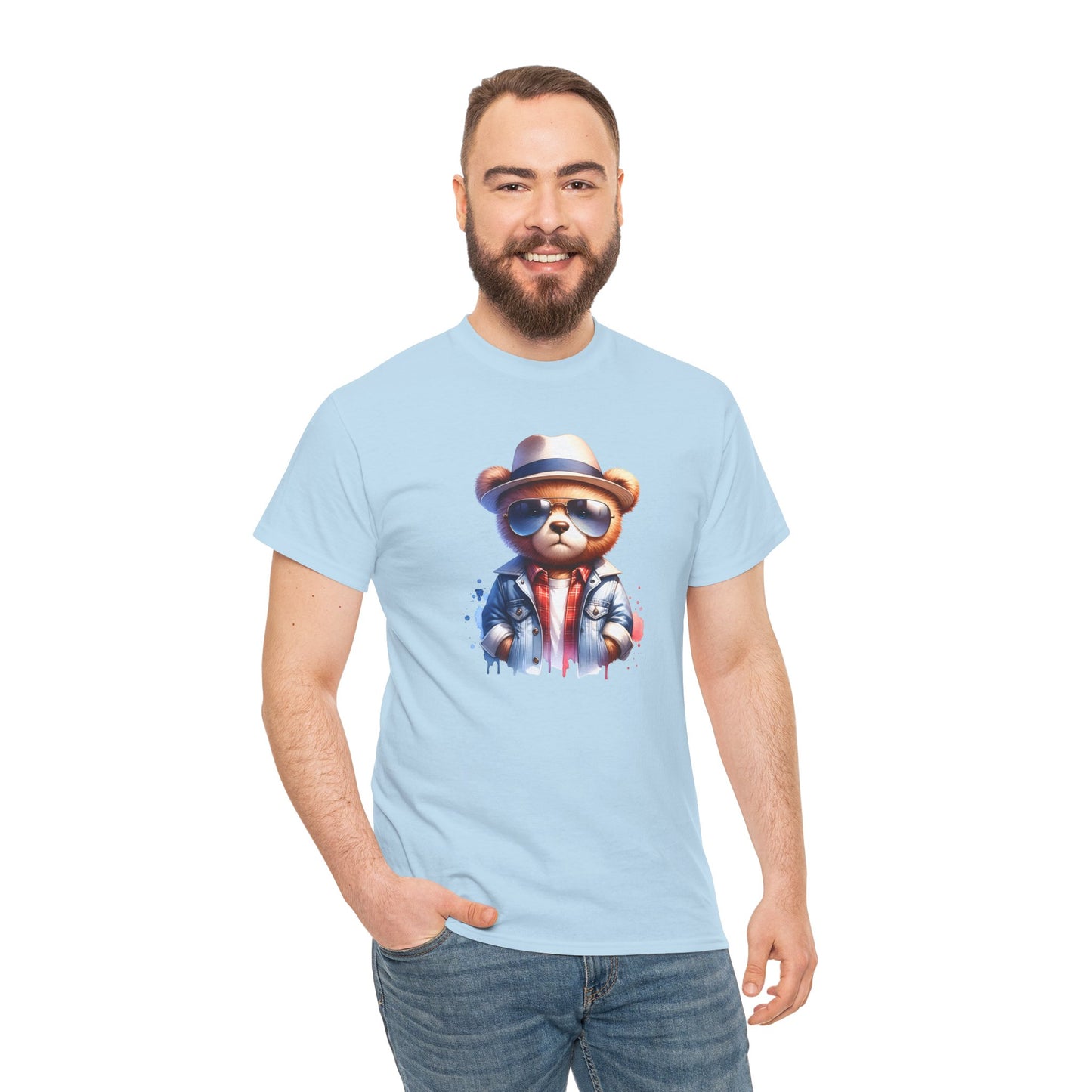 Princess Grace  Cool Bear Graphic Unisex Heavy Cotton Tee