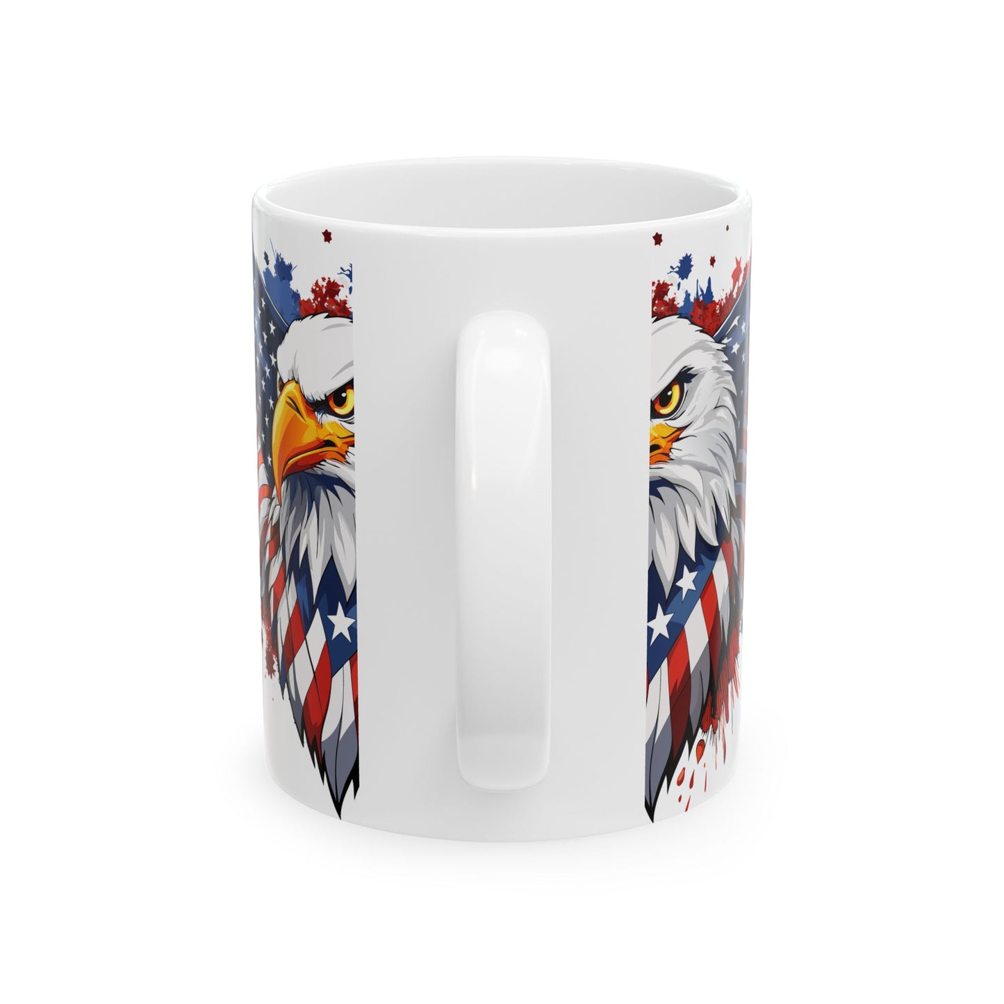 Princess Grace  Patriotic Eagle Ceramic Mug  11oz & 15oz