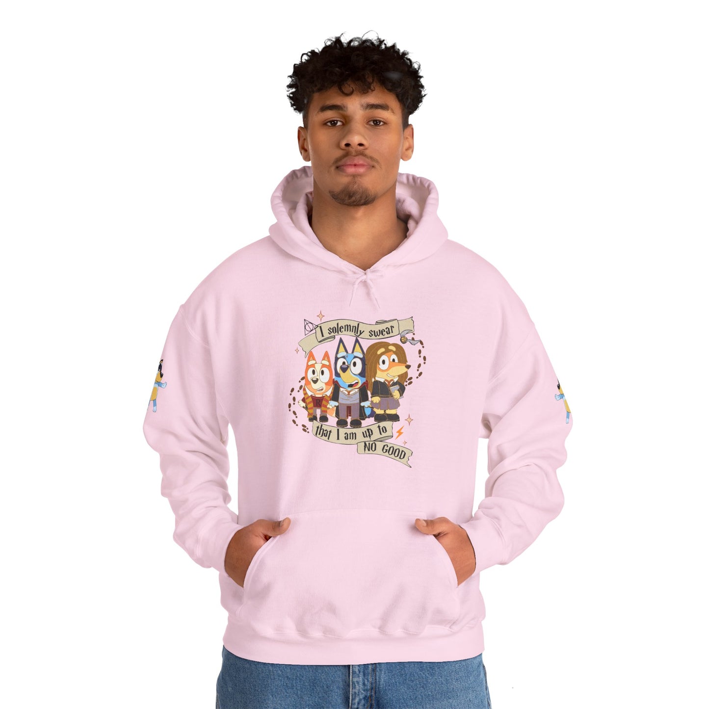 Princess Grace  Bluey  I Sincerely Sweet! Unisex Heavy Blend Hooded Sweatshirt for Fun Loving Fans