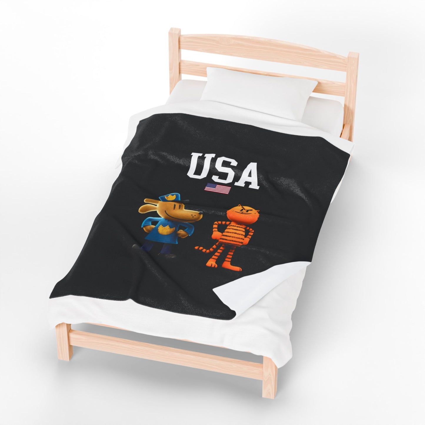 Princess Grace  TEAM USA  Velveteen Plush Blanket