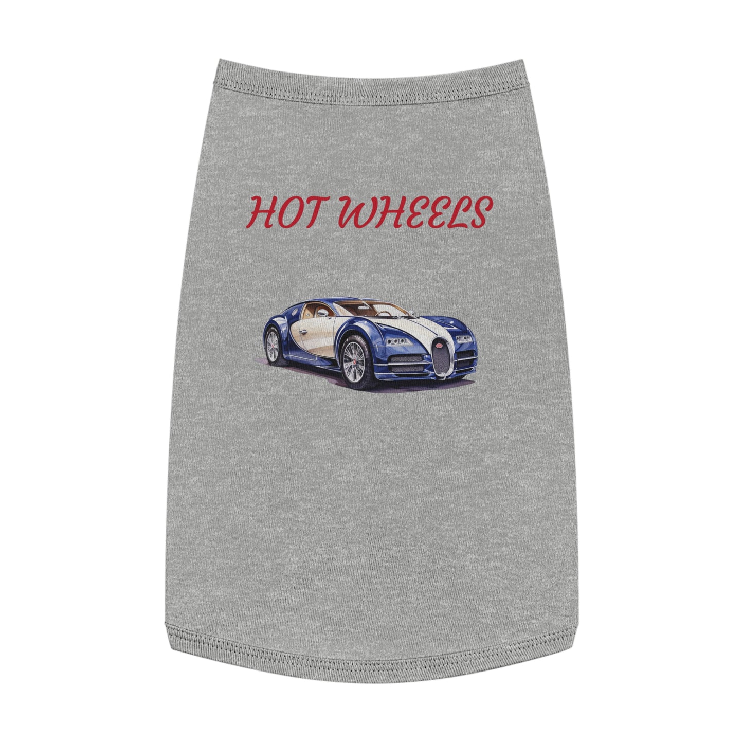 Princess Grace  Hot Wheels Pet Tank Top for Car Lovers  Stylish Dog Apparel