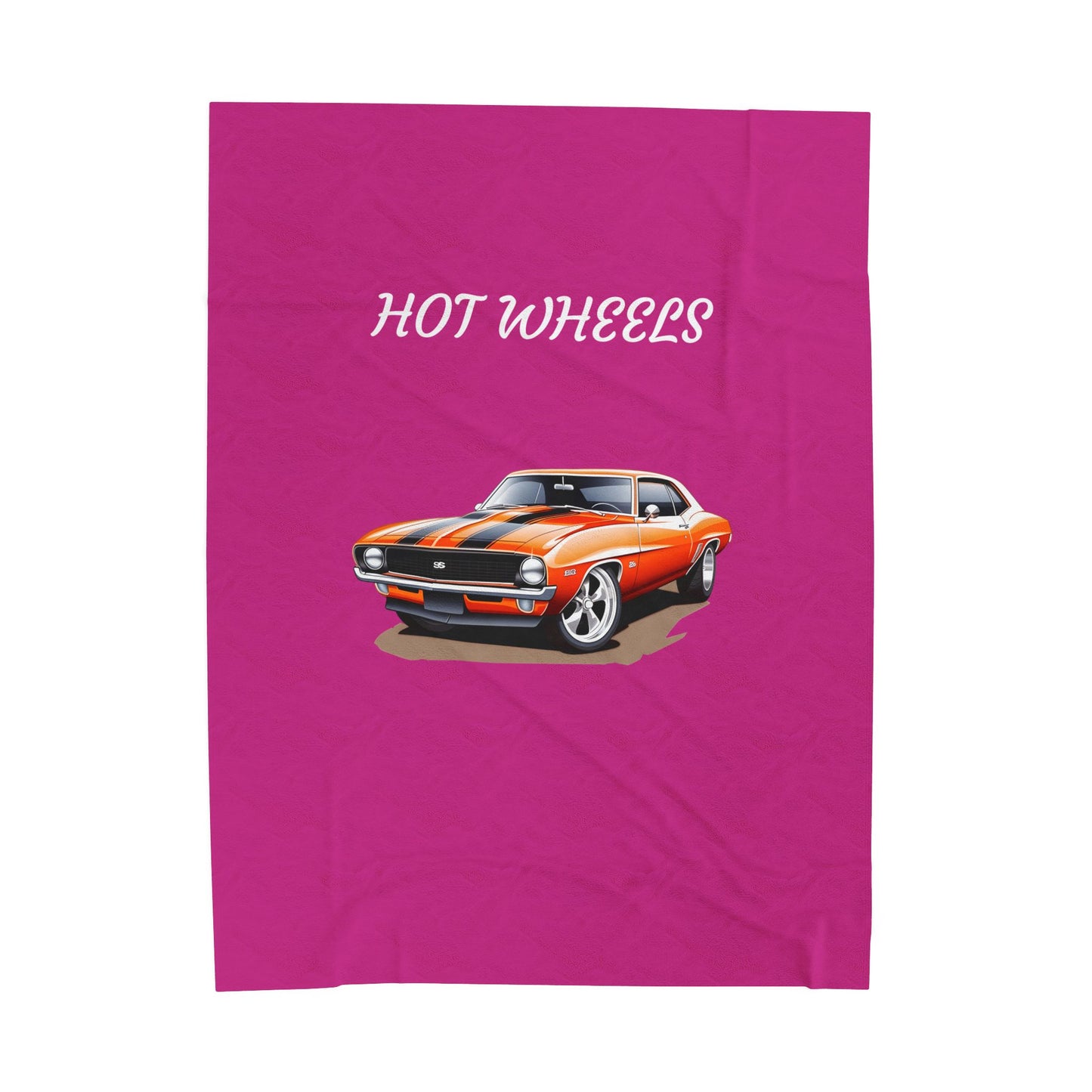 Princess Grace  Hot Wheels Velveteen Plush Blanket for Car Lovers  Cozy Retro Throw for Kids & Adults