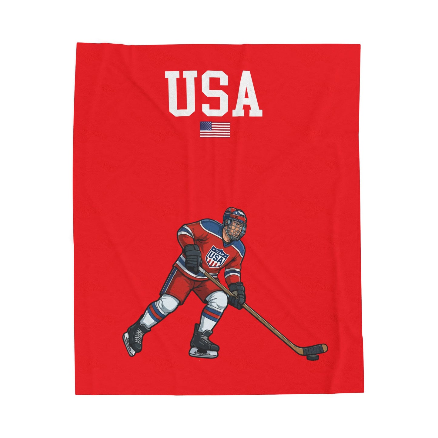 Princess Grace  TEAM USA  Velveteen Plush Blanket