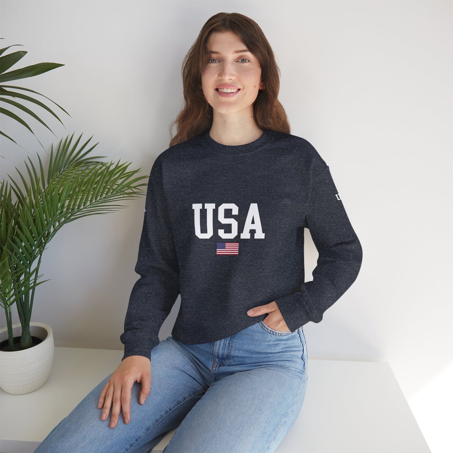 Princess Grace TEAM USA  Unisex Heavy Blend Crewneck Sweatshirt
