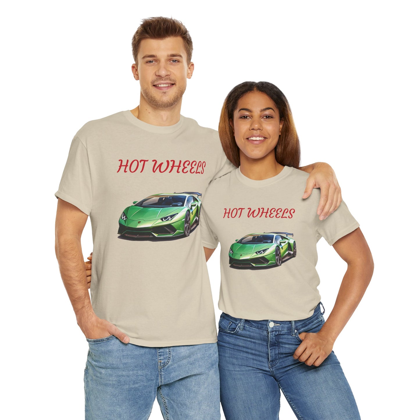 Princess Grace  Hot Wheels Unisex Heavy Cotton Tee Car Enthusiast Graphic T-Shirt