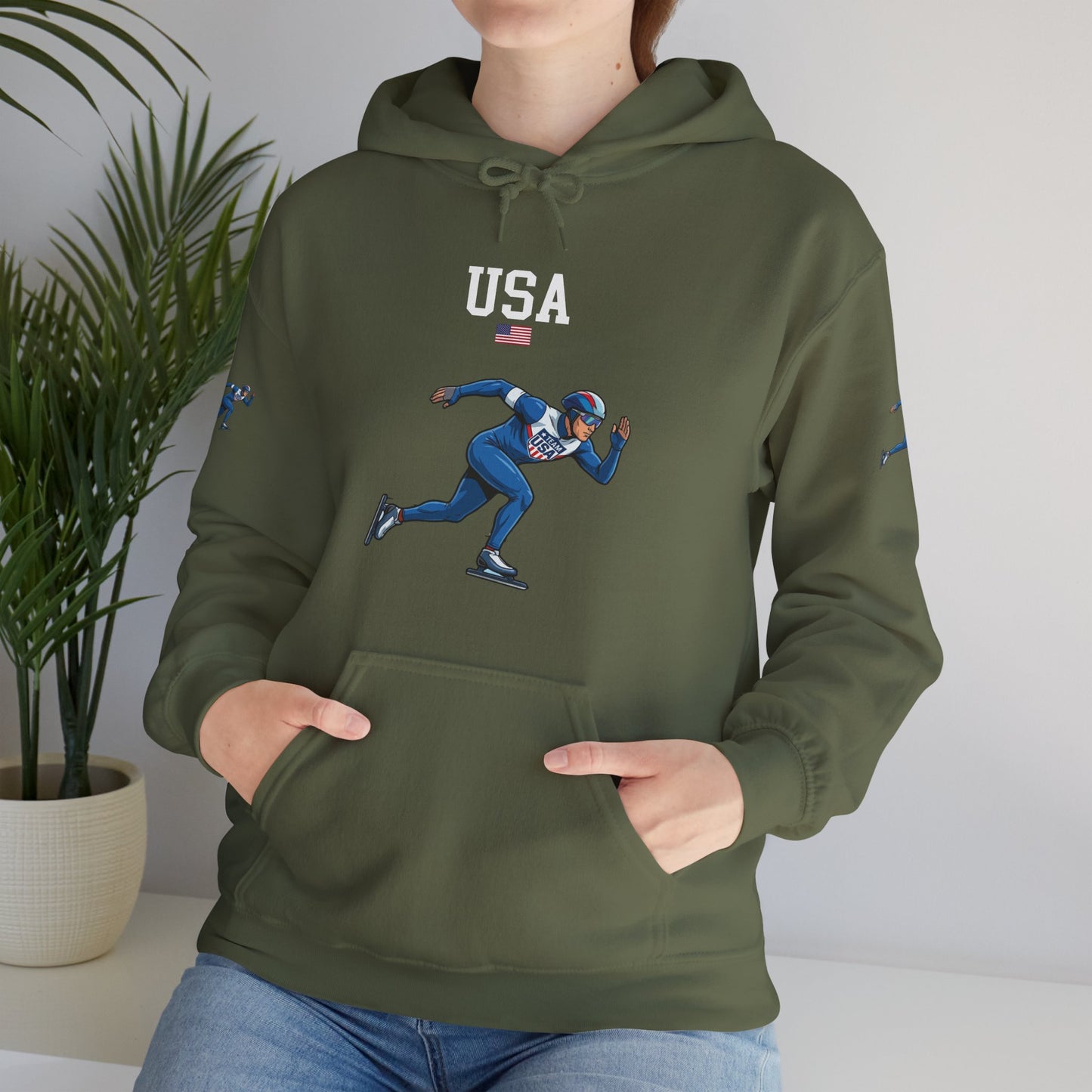 Princess Grace  TEAM USA  Unisex Heavy Blend  Hooded Sweatshirt