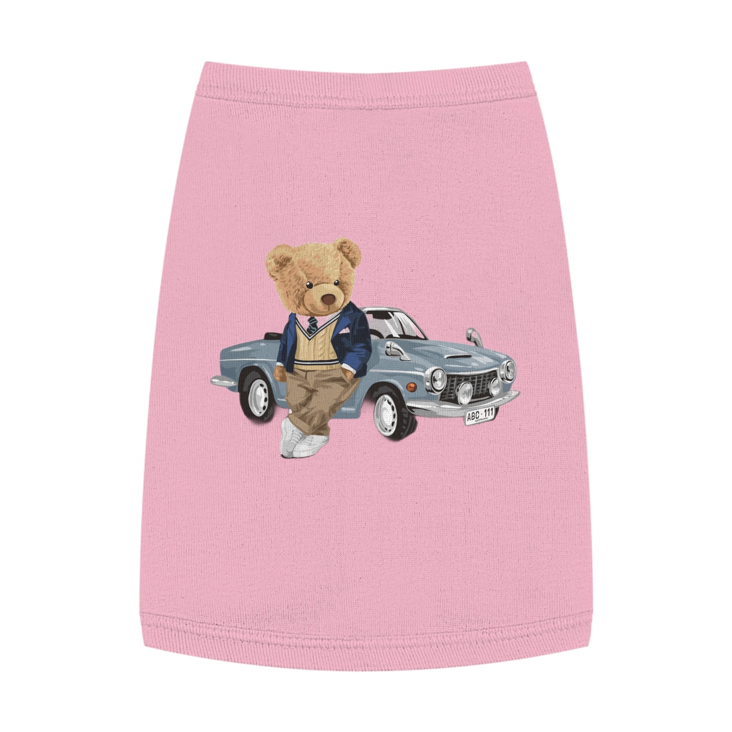 Princess Grace  CUTE Cool Vintage Bear Pet Tank Top  Cute Dog Apparel for Retro Vibes