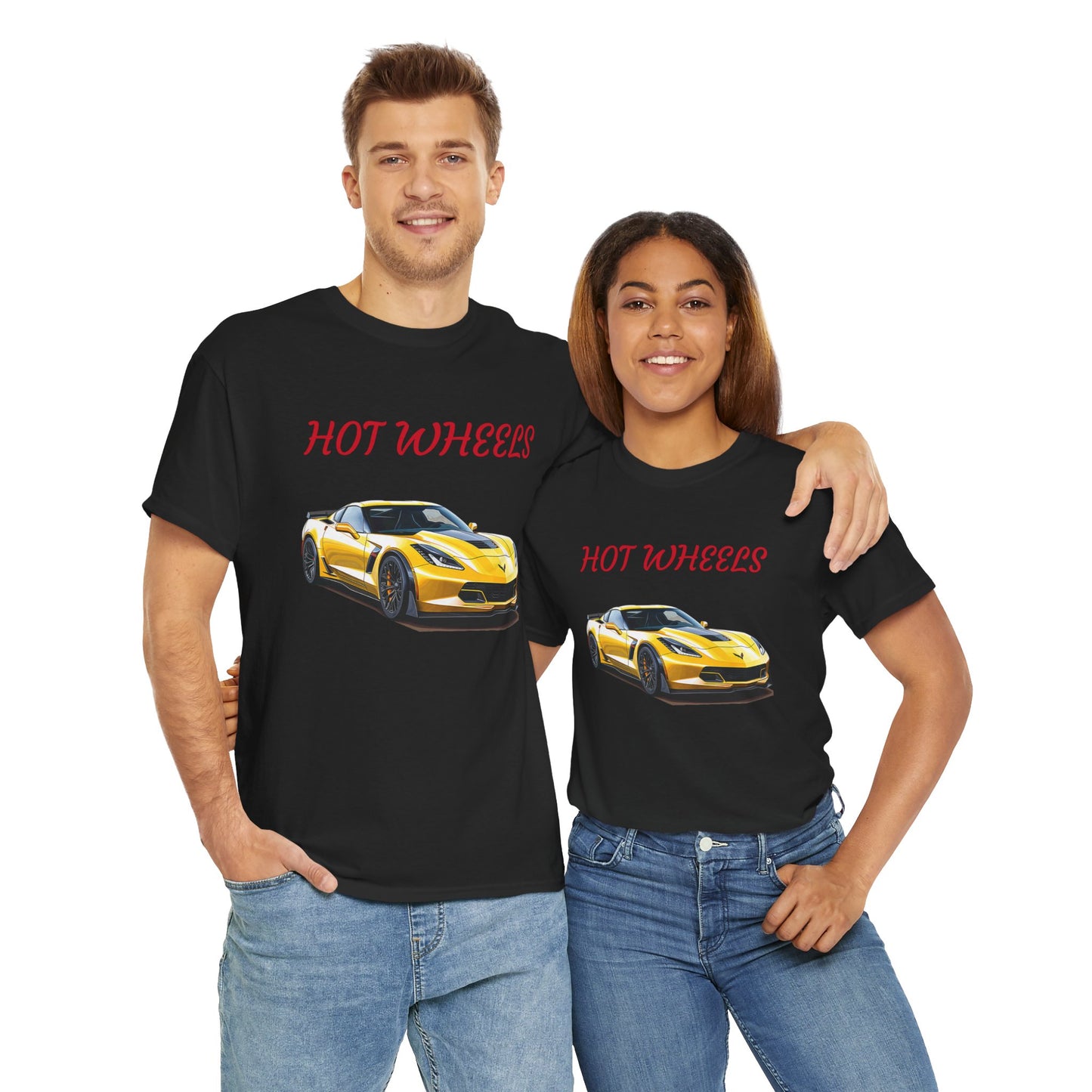 Princess Grace  Hot Wheels Unisex Heavy Cotton Tee Sports Car Graphic T-Shirt