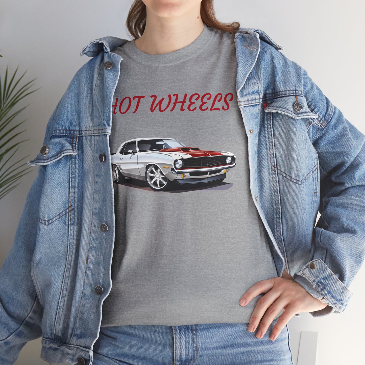 Princess Grace Hot Wheels Unisex Heavy Cotton Tee Classic Car Enthusiast Shirt