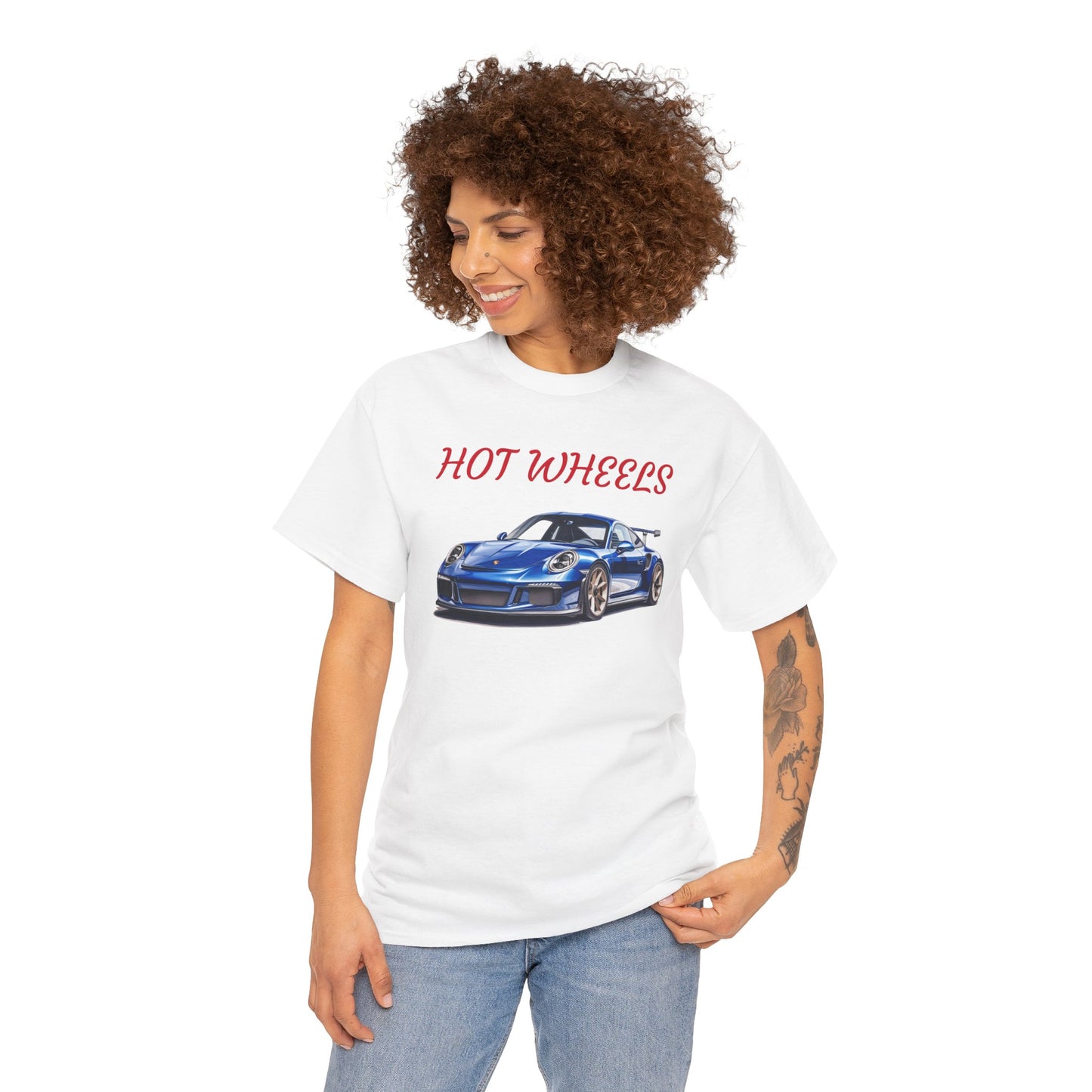 Princess Grace  Cool Hot Wheels Unisex Heavy Cotton Tee Perfect Gift for Car Lovers