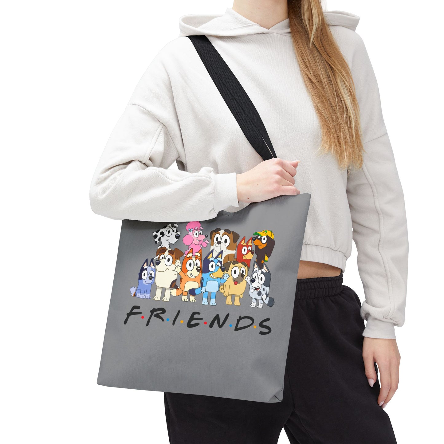 Princess Grace  Friends Dog Character Tote Bag  Cute Animal Design for Daily Use